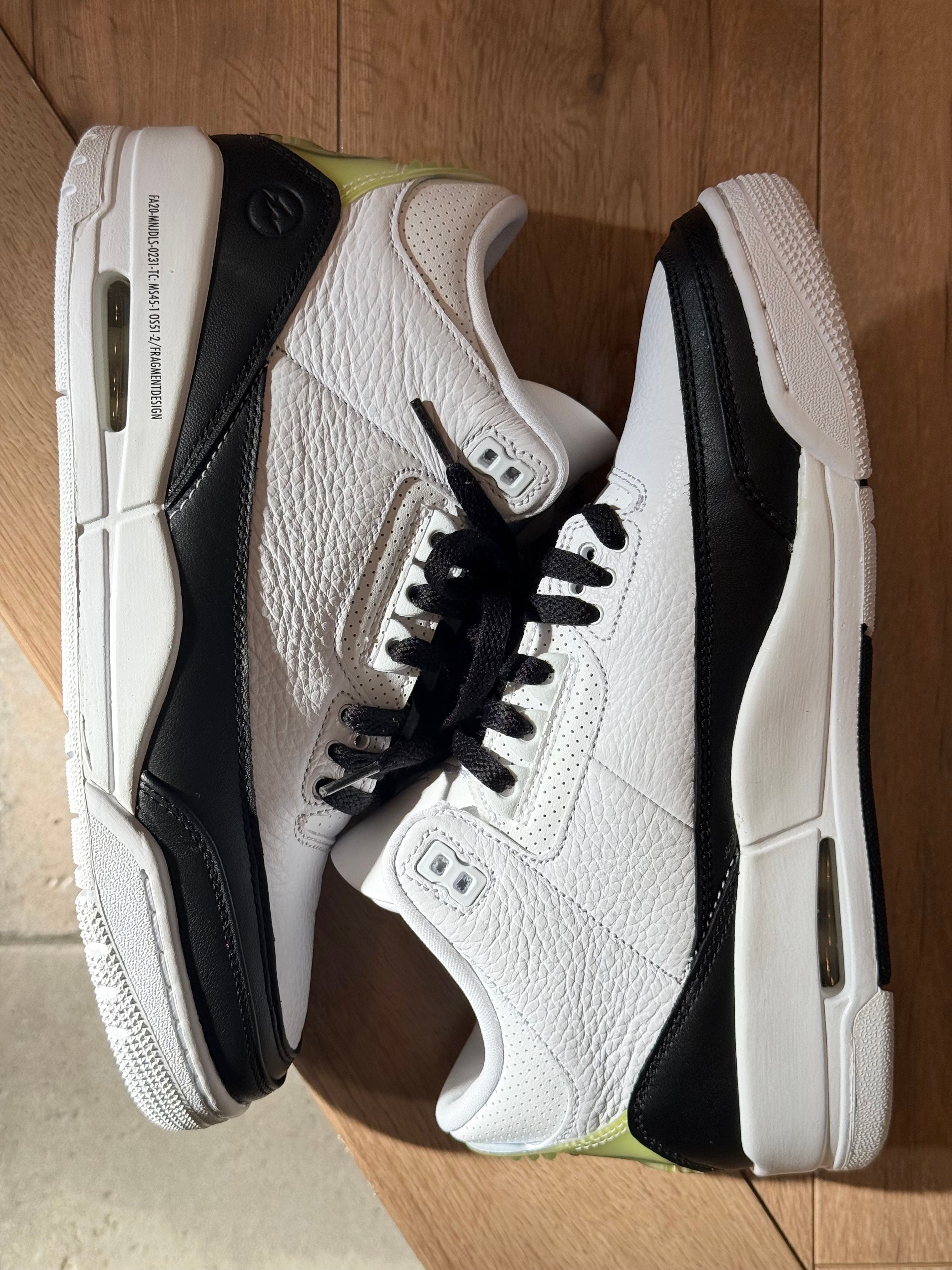 Fragment × Nike Air Jordan 3 "White/Black"
