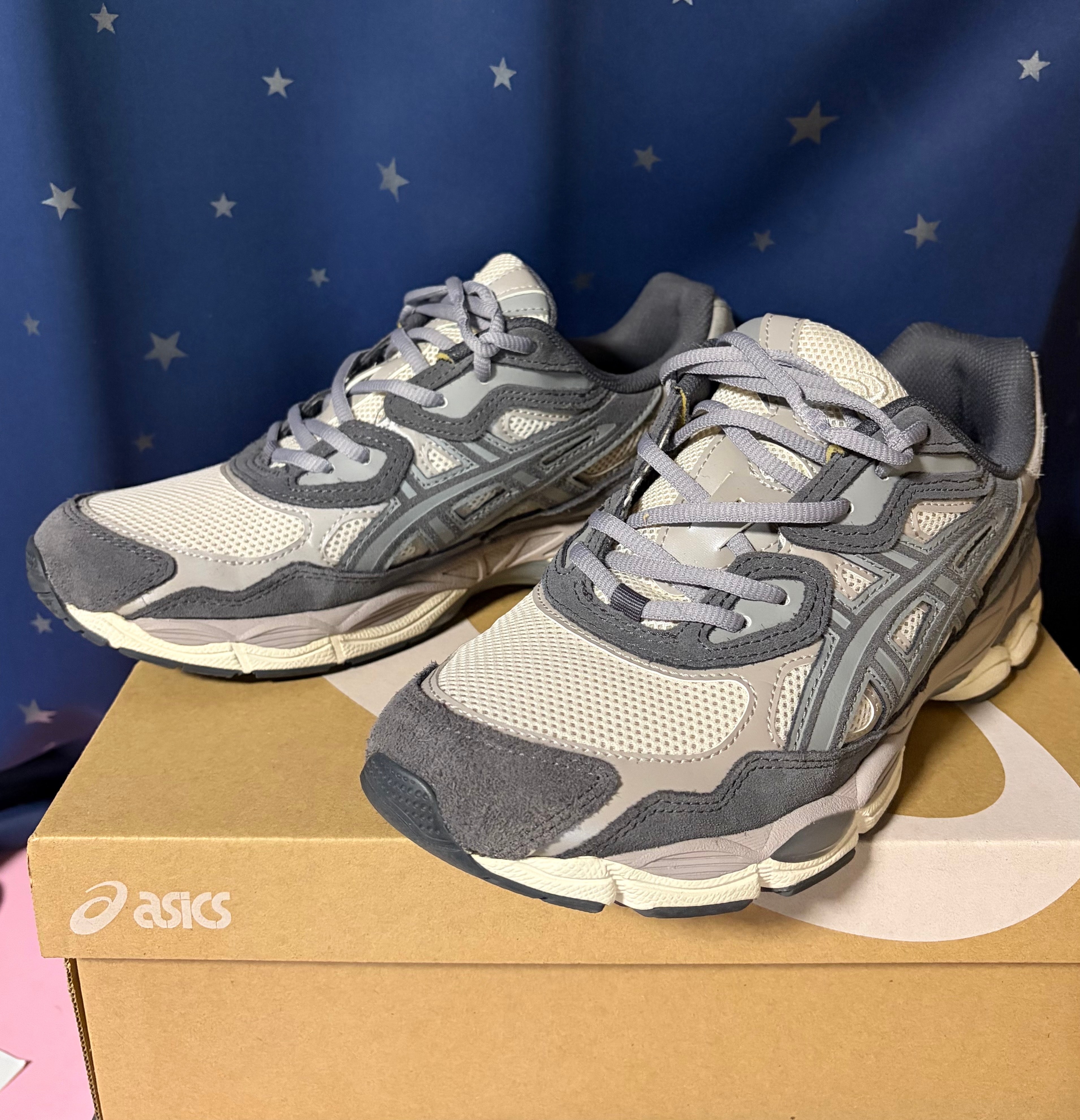 Asics Gel-NYC "Oatmeal/Obsidian Grey"