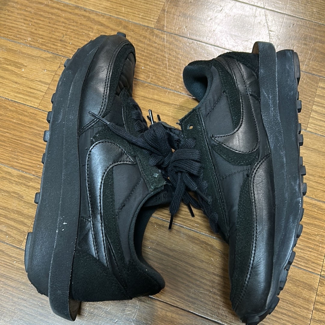 sacai × Nike LDV Waffle "Triple Black"