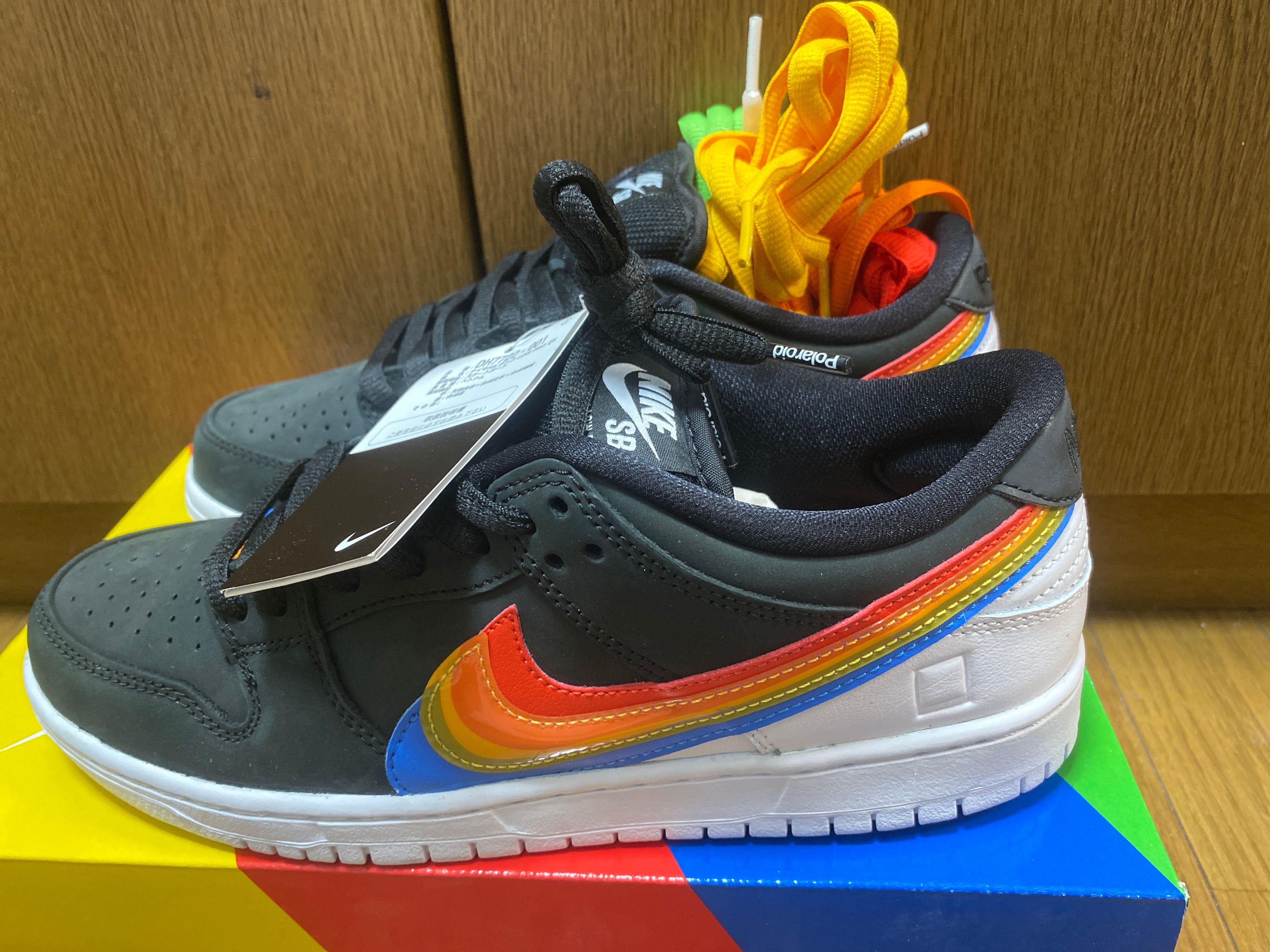 Polaroid × Nike SB Dunk Low Pro QS "Black/White"
