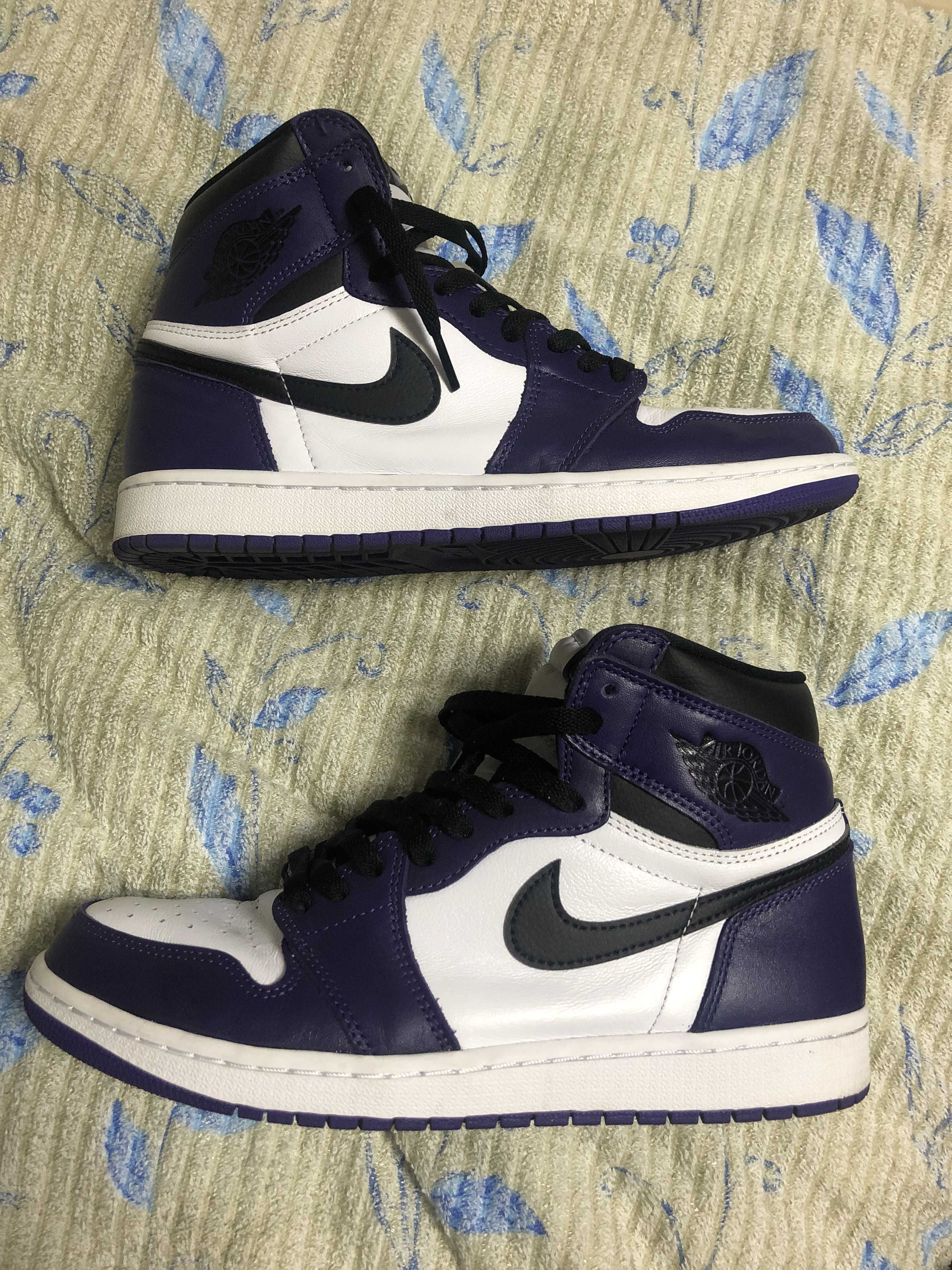 Nike Air Jordan 1 Retro High OG "Court Purple White/Black" (2020)