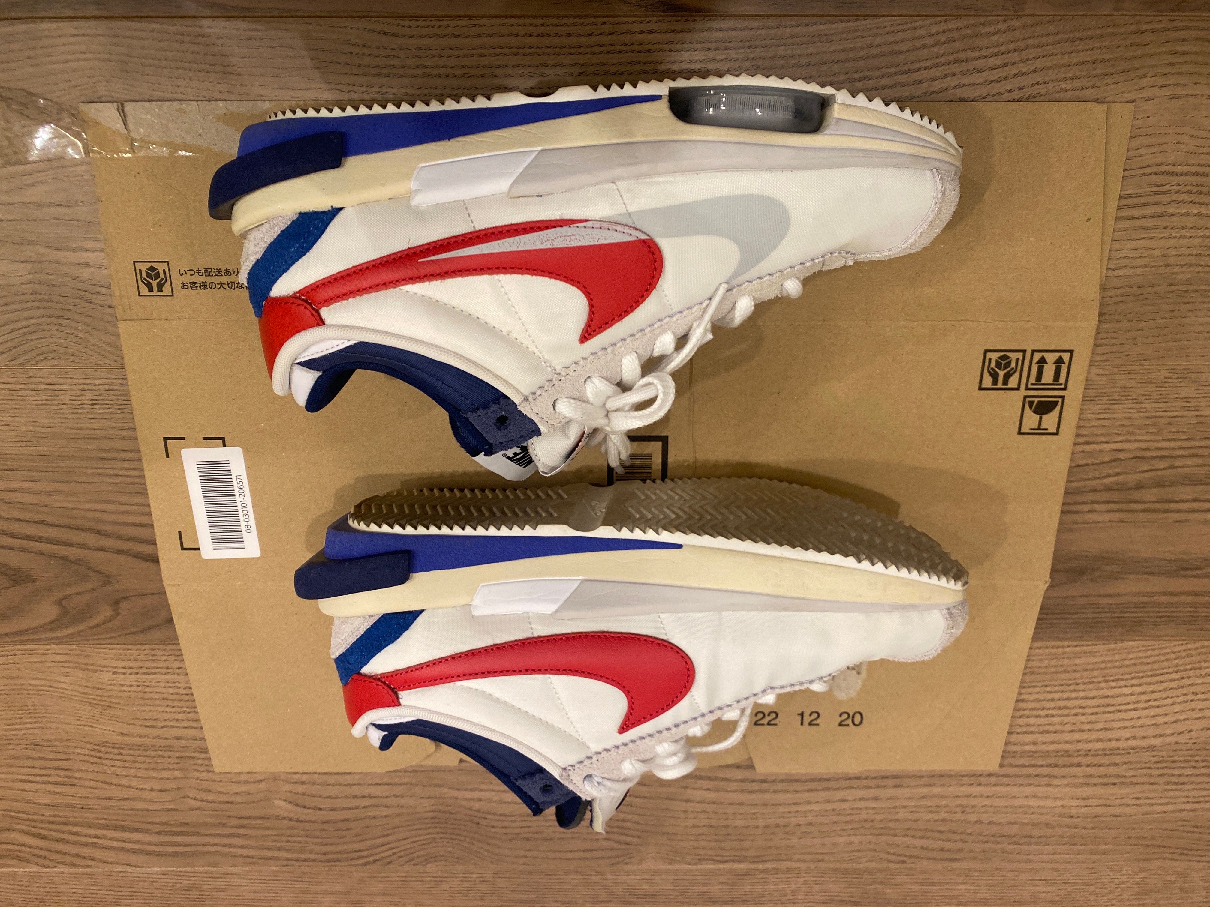 sacai × Nike Zoom Cortez "White and University Red"