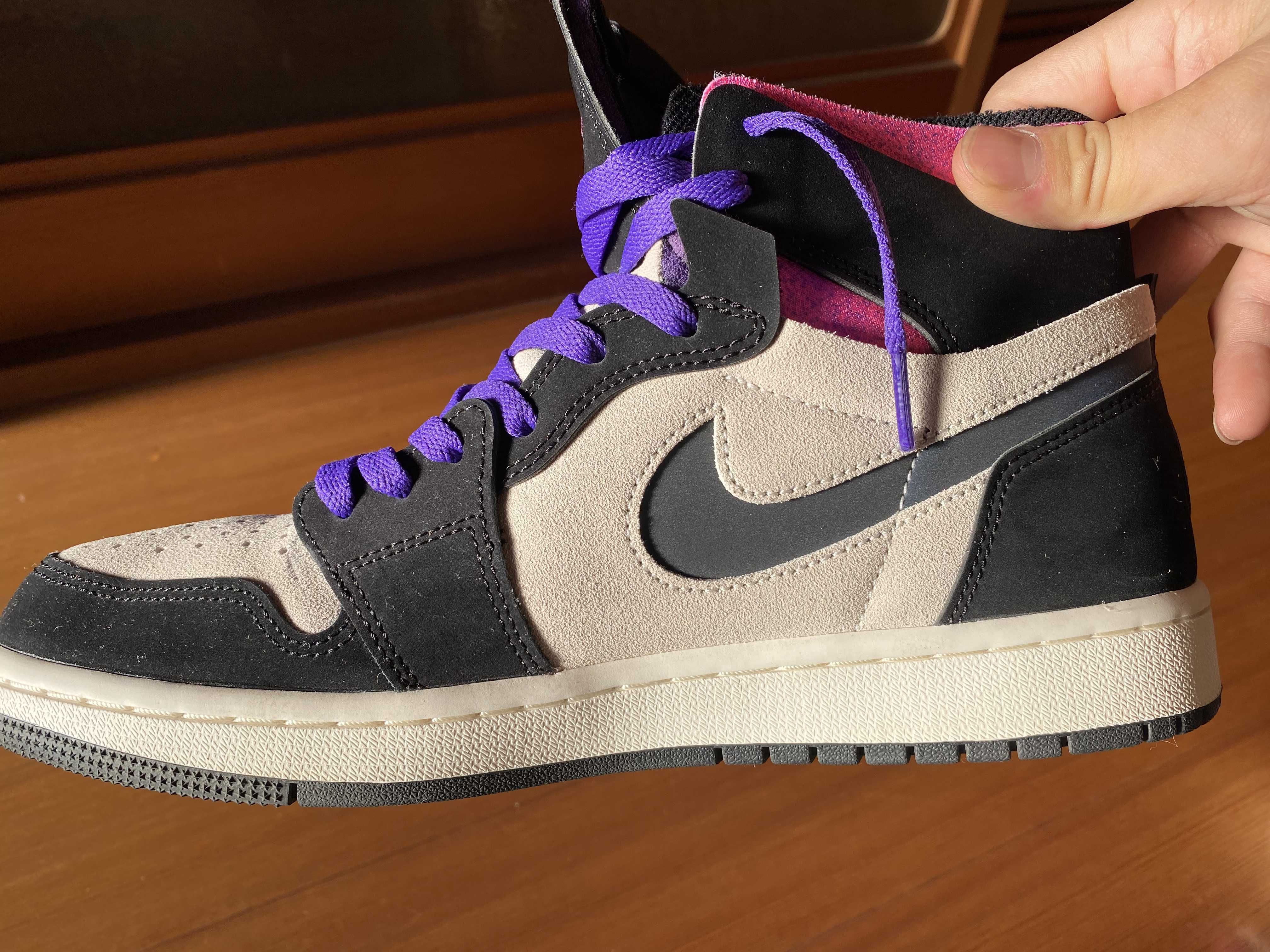 Paris Saint-Germain (PSG) × Nike Air Jordan 1 High Zoom Air CMFT "White/Black"