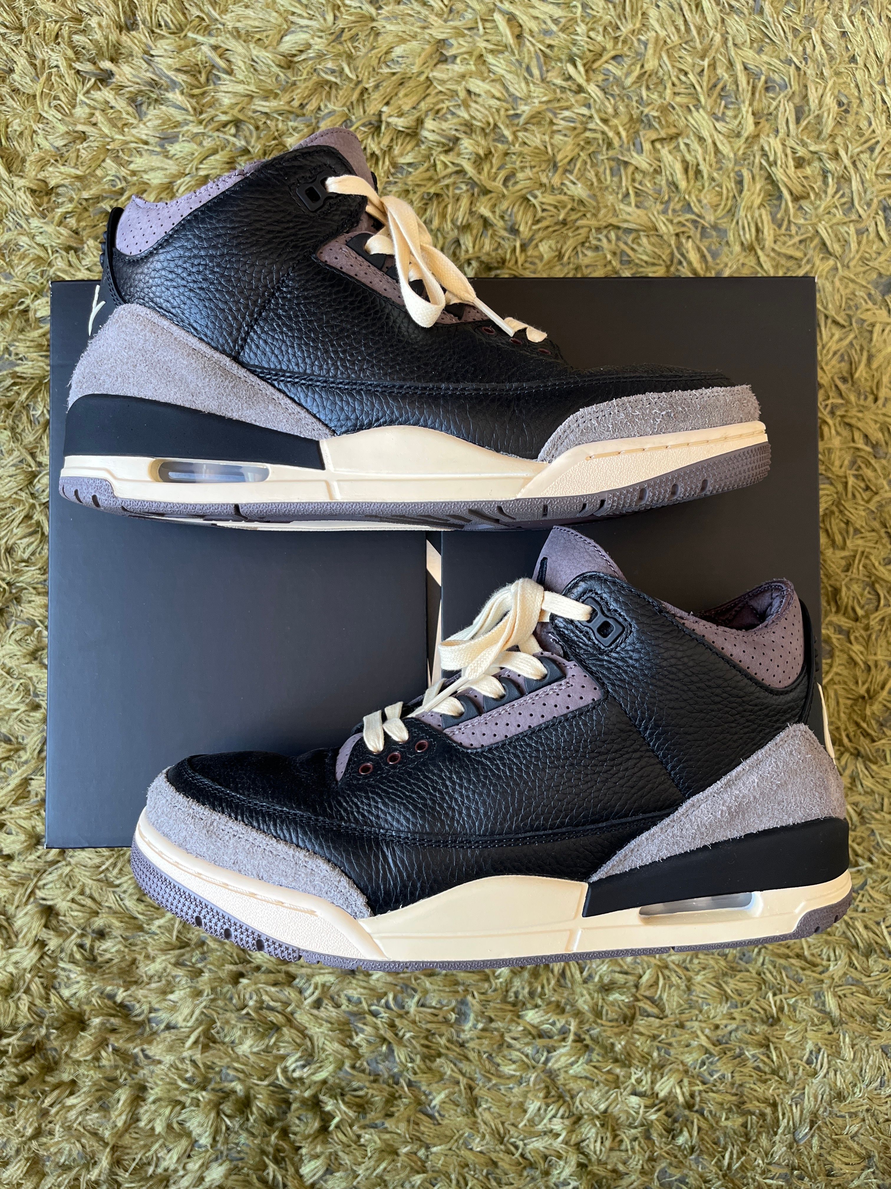 A Ma Maniere × Nike Women's Air Jordan 3 Retro OG SP "Black and Flat Pewter/WYWS"