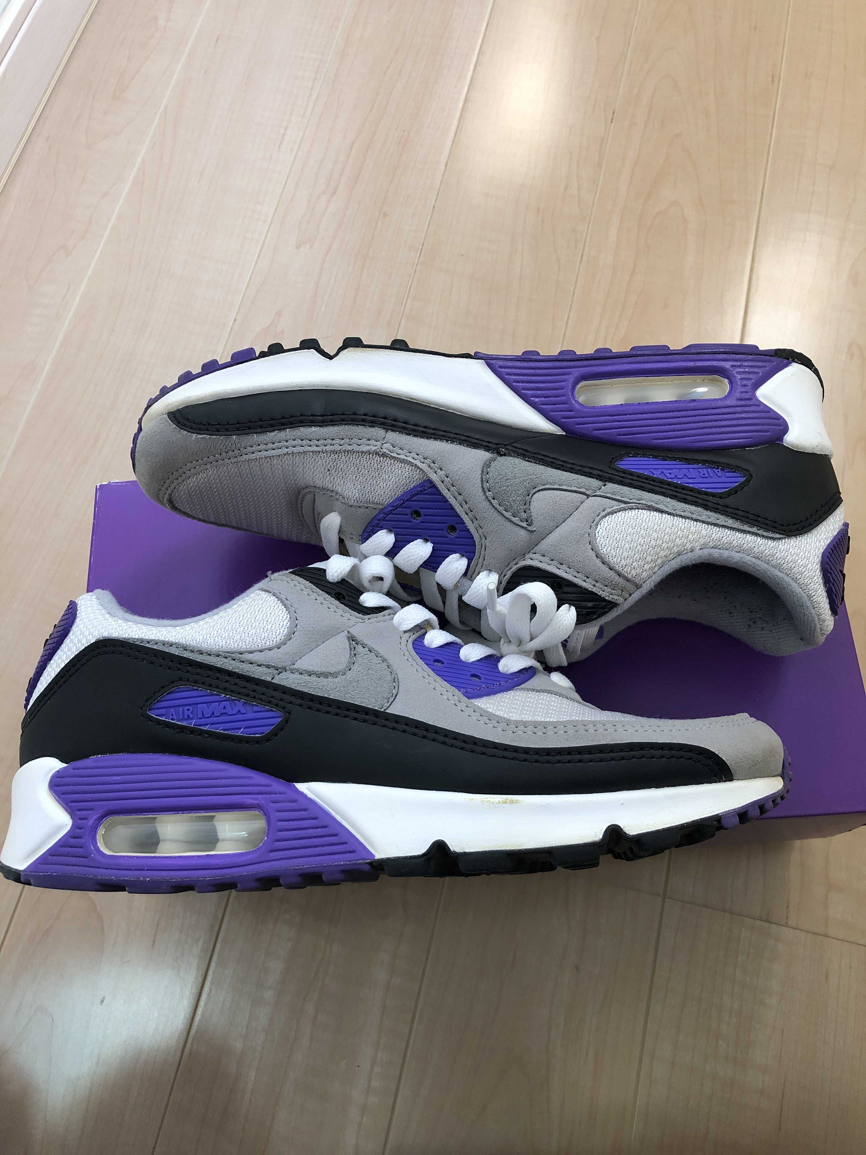 NIKE AIR MAX 90 "HYPER GRAPE/PARTICLE GREY"