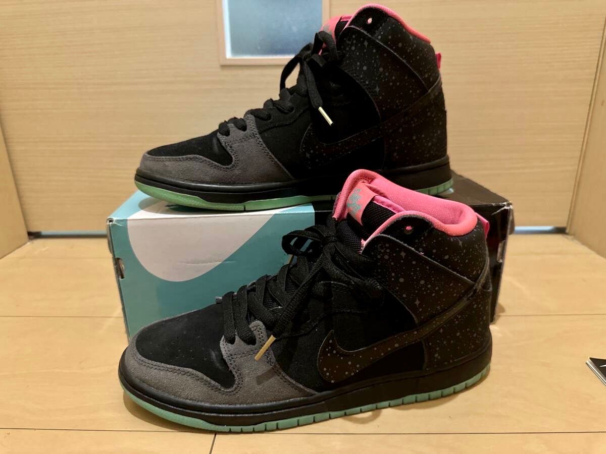 中古美品 NIKE DUNK HIGH PRM SB ノーザンライト 28cm Nike Dunk Premium SB High Northern Lights for Sale