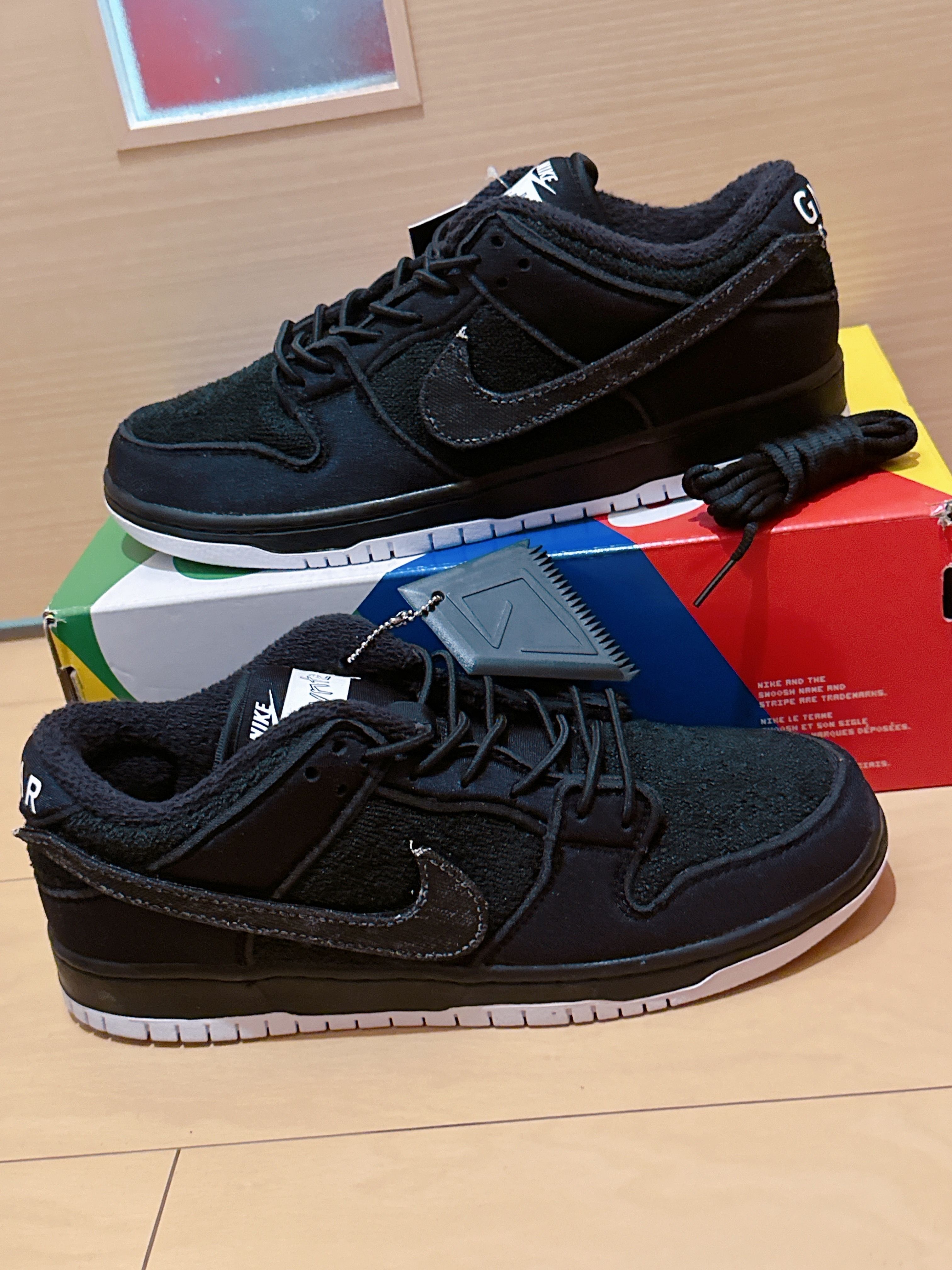 Gnarhunters × Nike SB Dunk Low "Black/White"