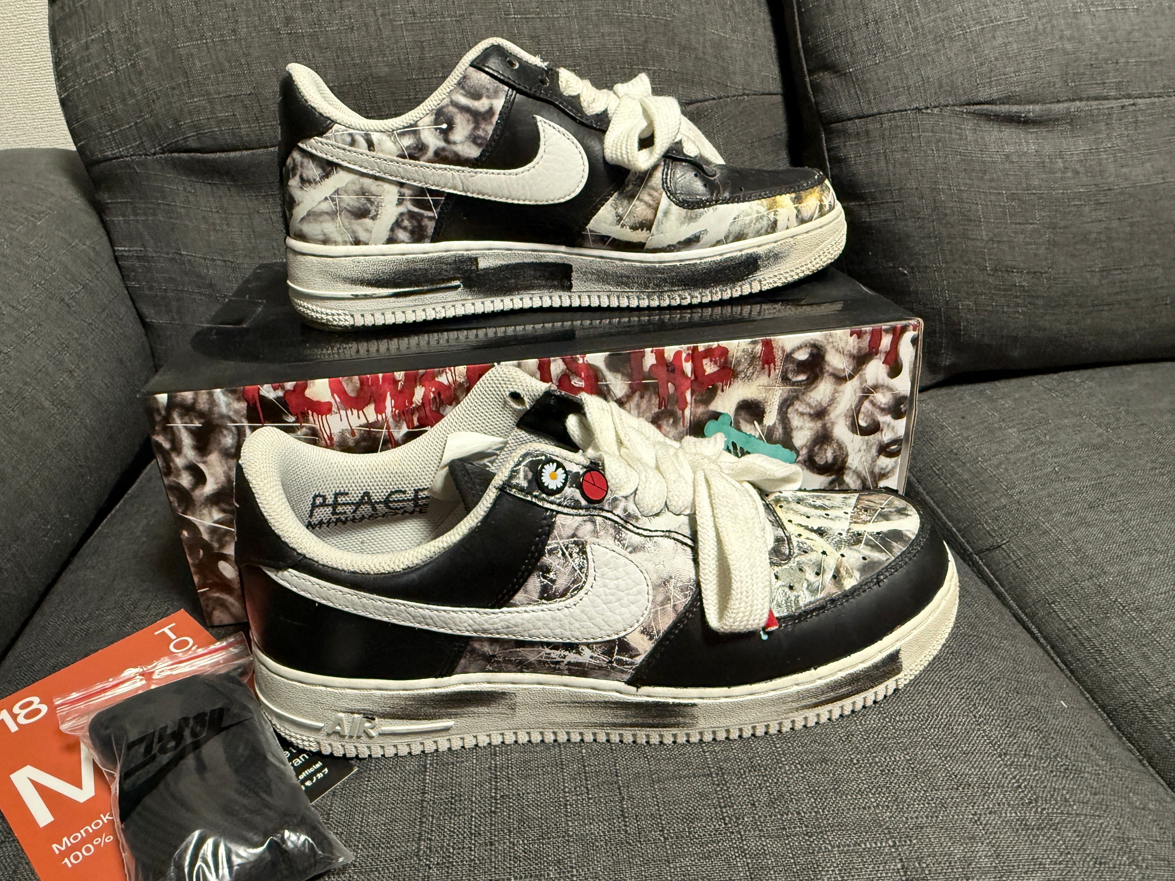 PEACEMINUSONE × Nike Air Force 1 Low Para Noise "Black" / G-DRAGON