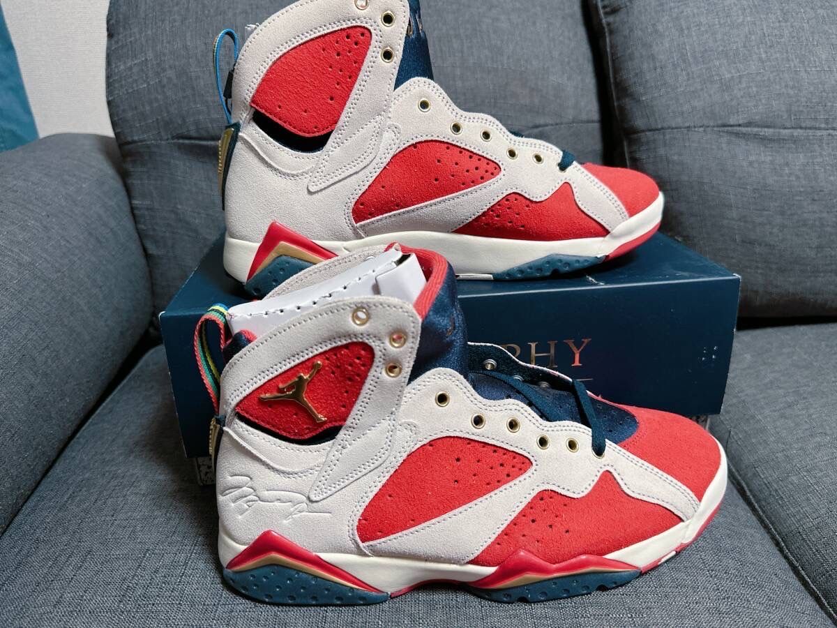 Trophy Room × Nike Air Jordan 7 "True Red and Obsidian"