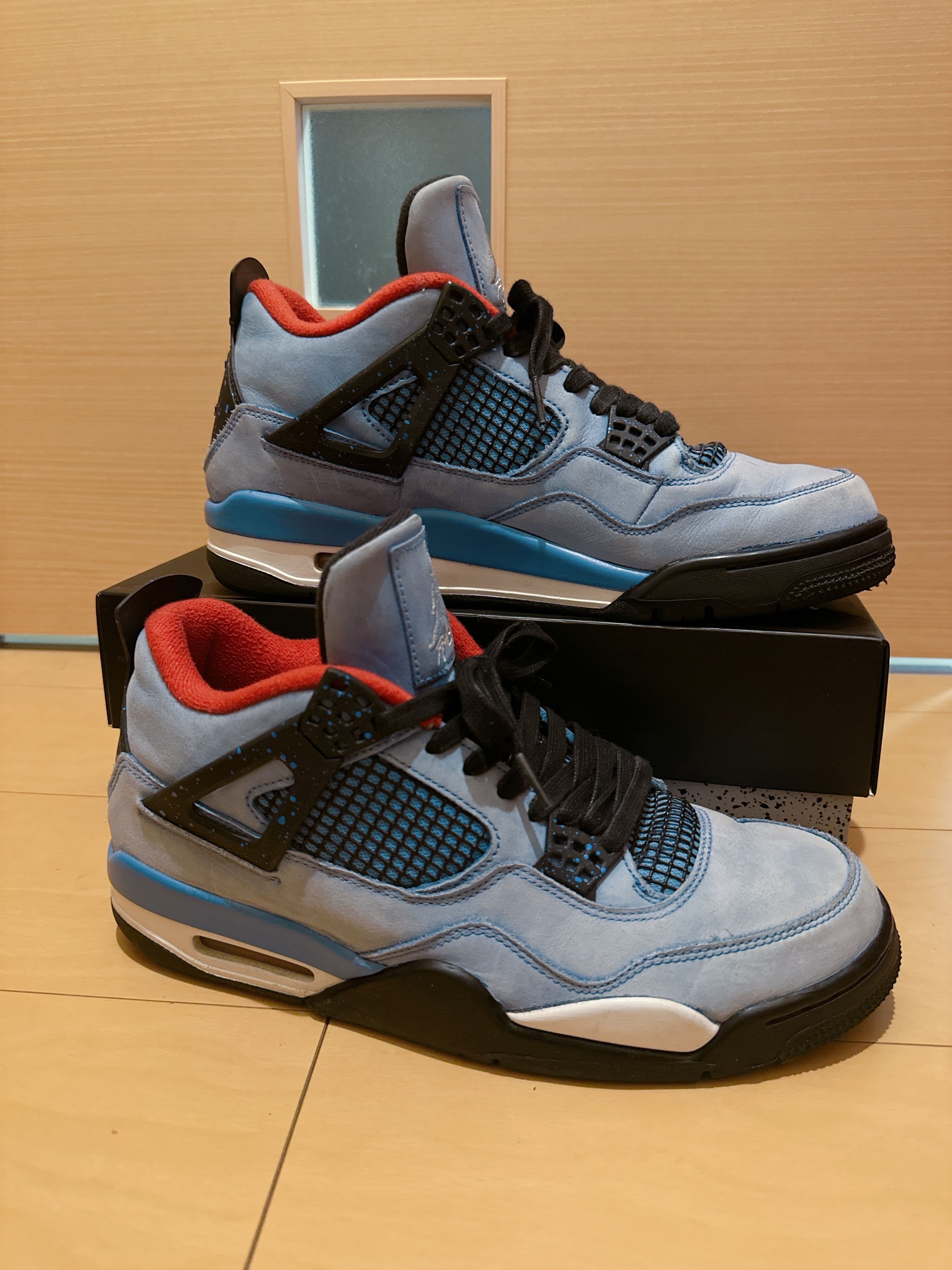 Travis Scott × Nike Air Jordan 4 Retro Cactus Jack "University Blue"