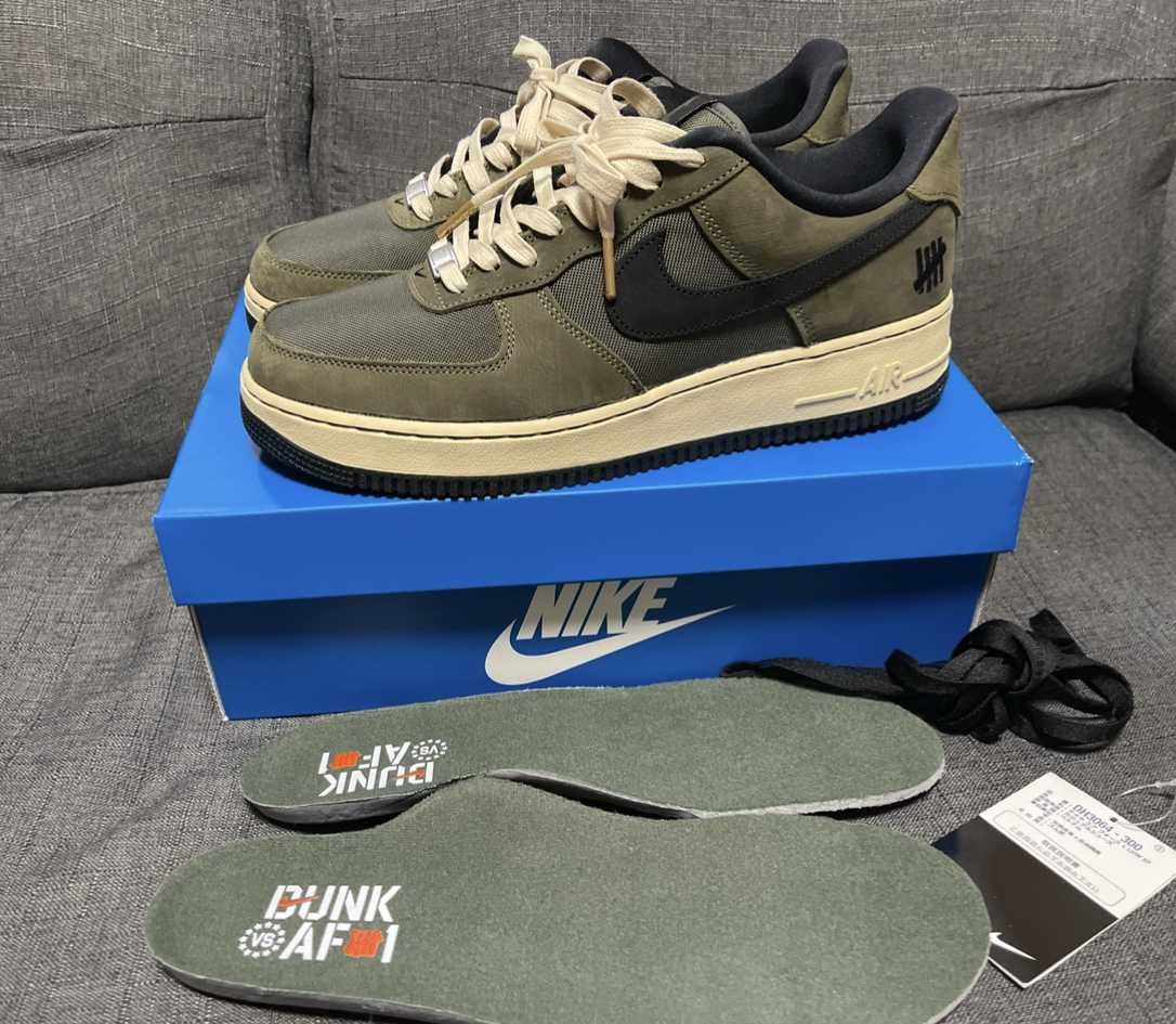 UNDEFEATED × Nike Air Force 1 Low "Olive"