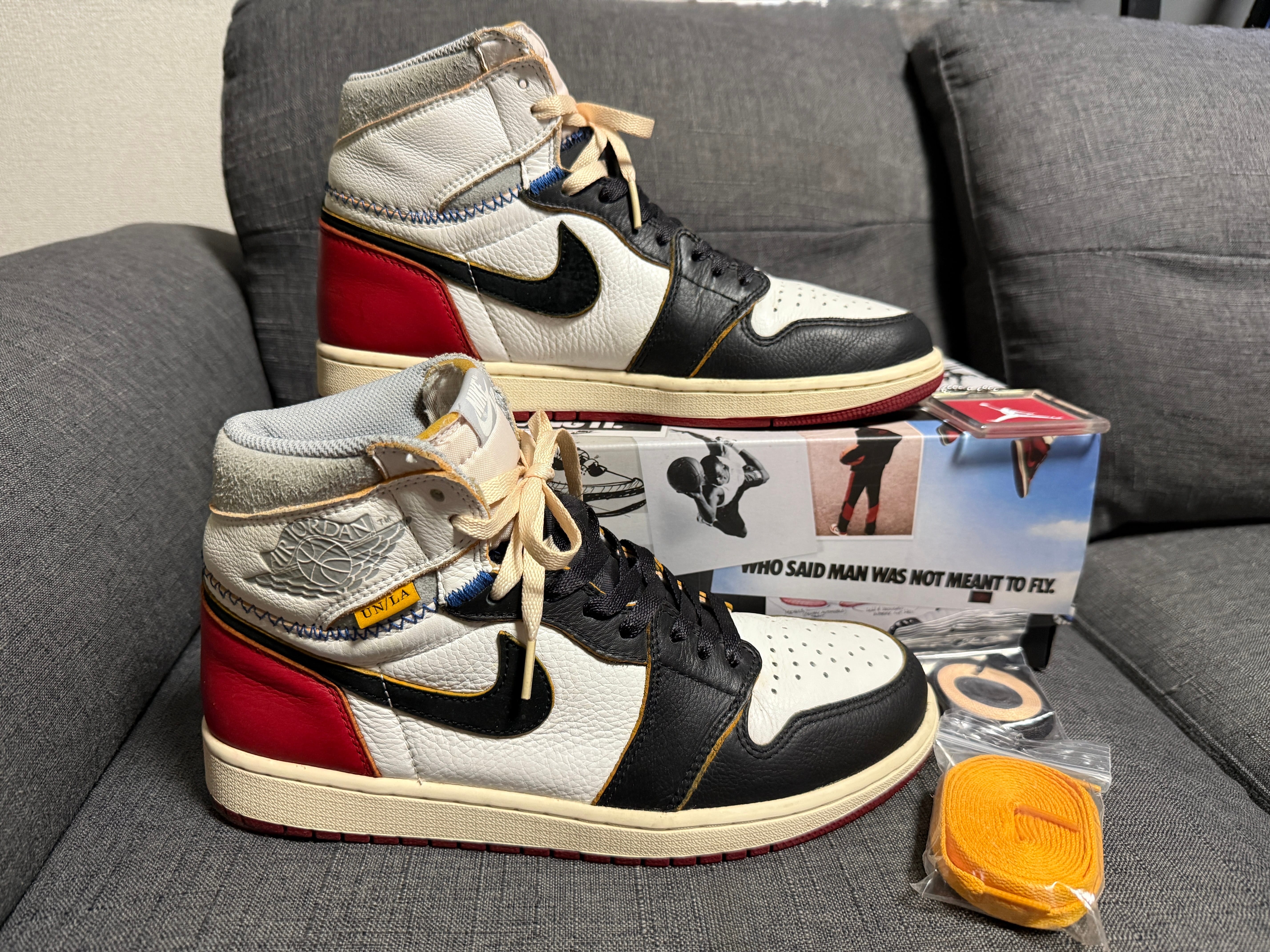 UNION × Nike Air Jordan 1 Retro High OG NRG "Varsity Red/Wolf Grey"