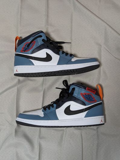 FACETASM × Nike Air Jordan 1 Mid "White/Navy"