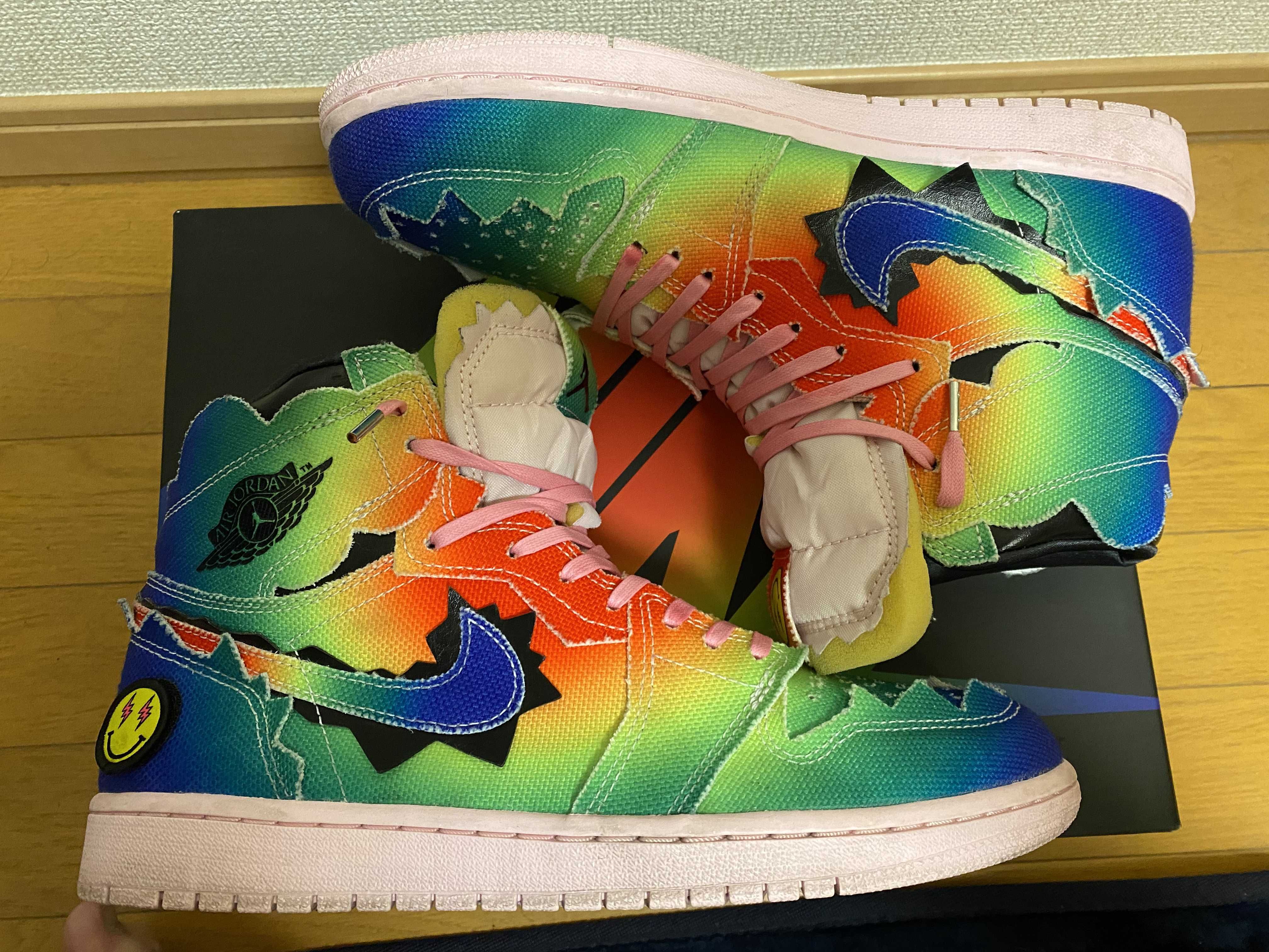 J Balvin × Nike Air Jordan 1 High OG "Rainbow"