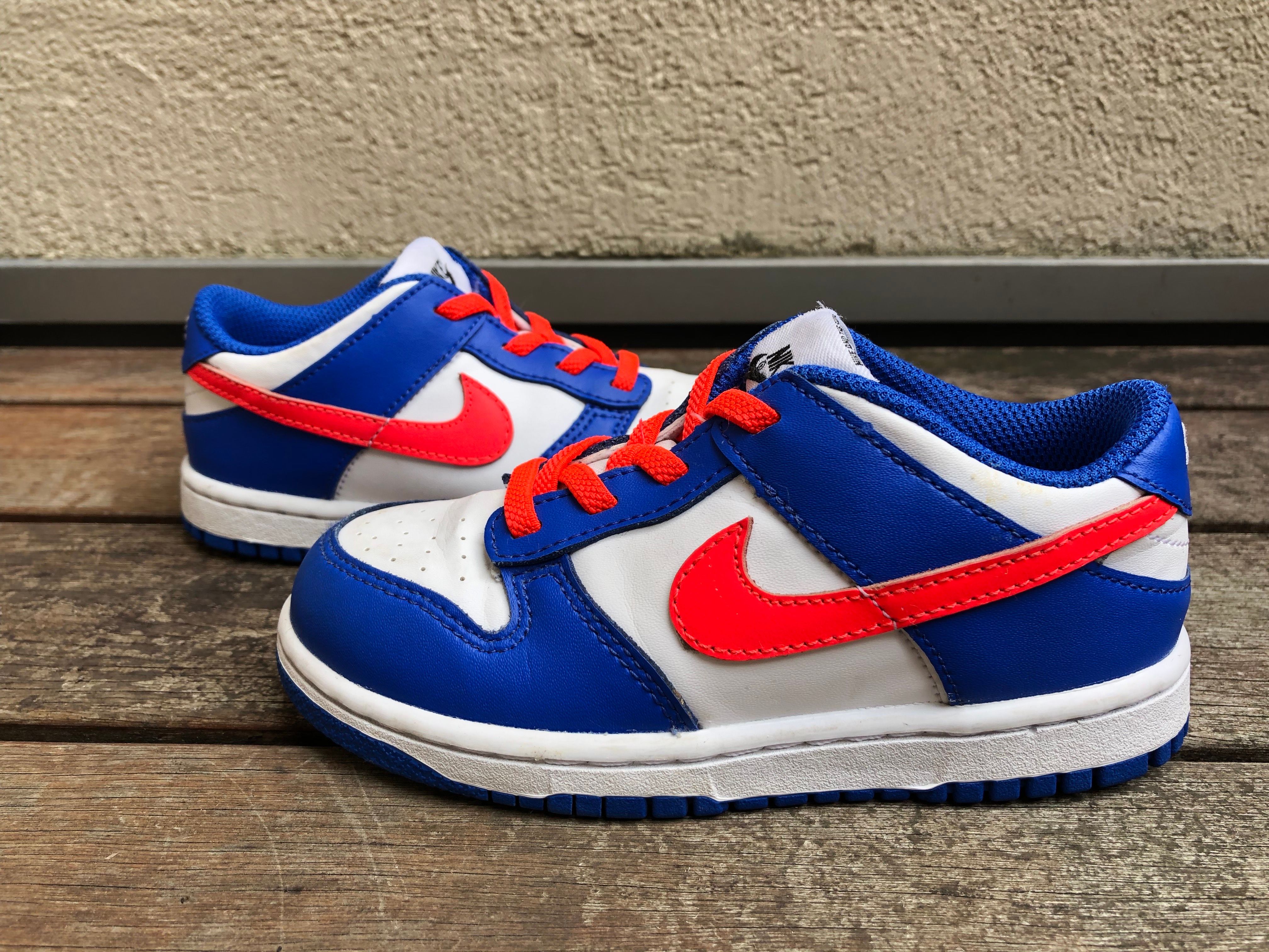 Nike TD Dunk Low "Mismatched Swooshes"