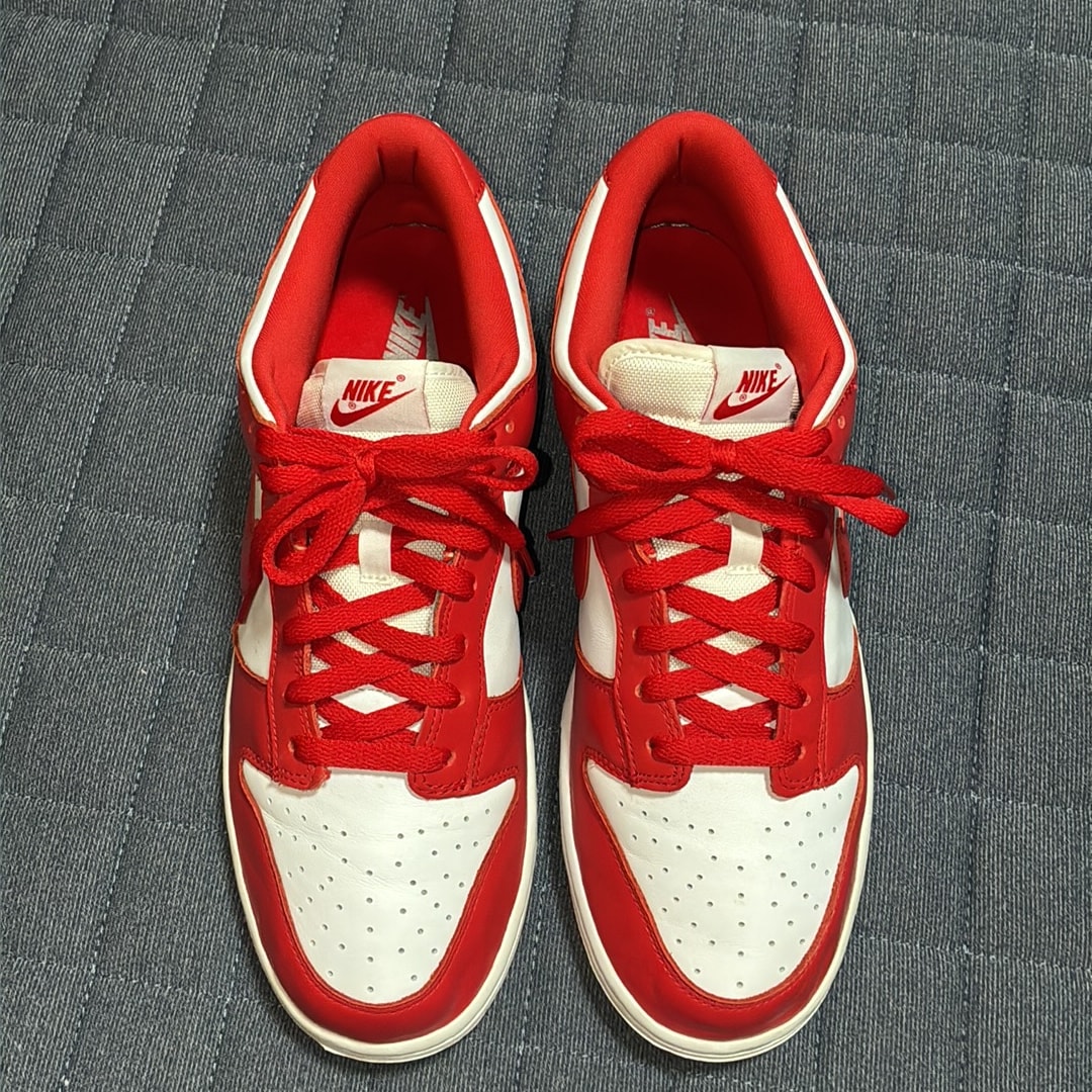 Nike Dunk Low SP "White and University Red"