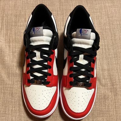 NBA × Nike Dunk Low EMB 75th Anniversary "Chicago Bulls"