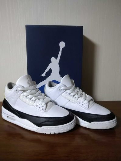 Fragment × Nike Air Jordan 3 "White/Black"