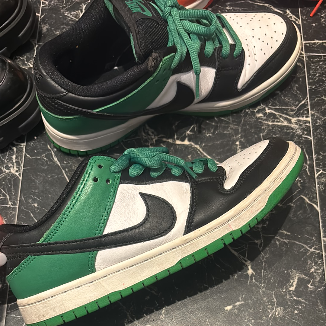 Nike SB Dunk Low Pro "Black and Classic Green"