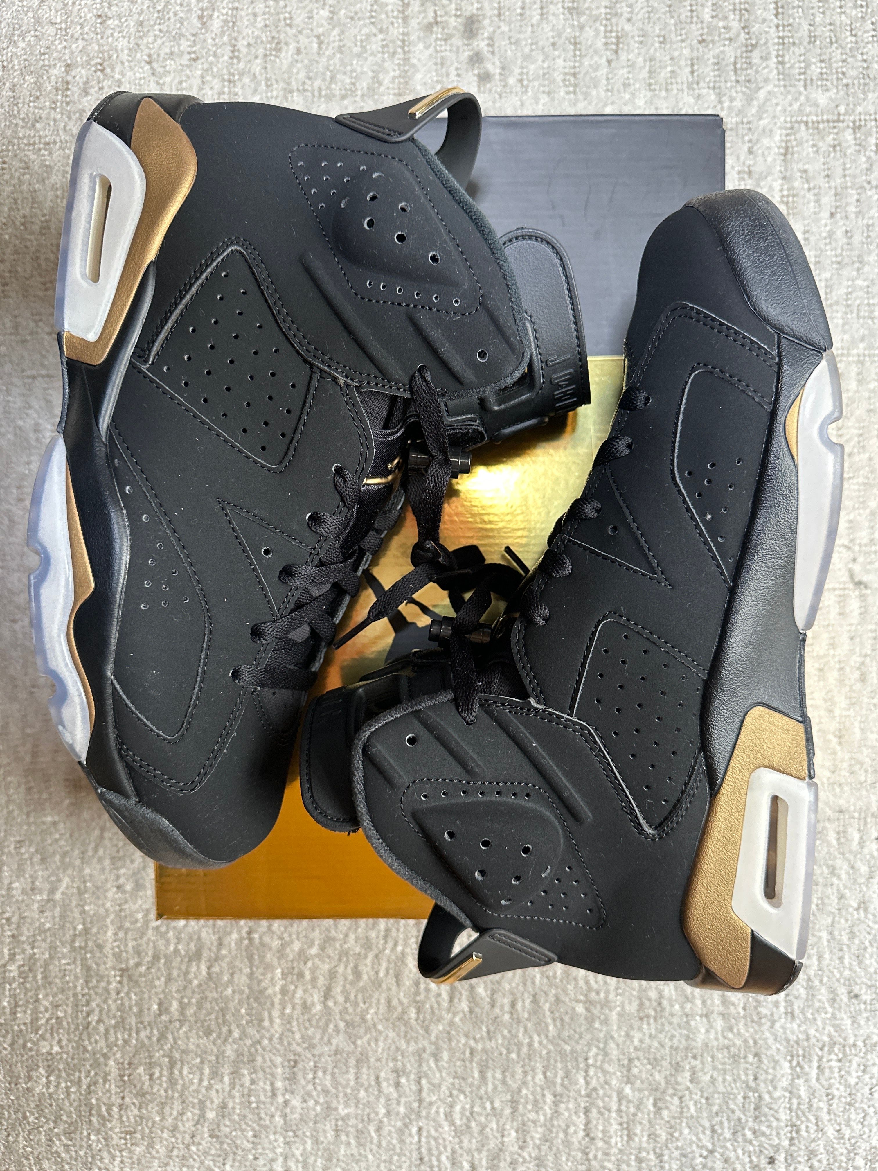 Nike Air Jordan 6 DMP "Black/Metallic Gold" (2020)