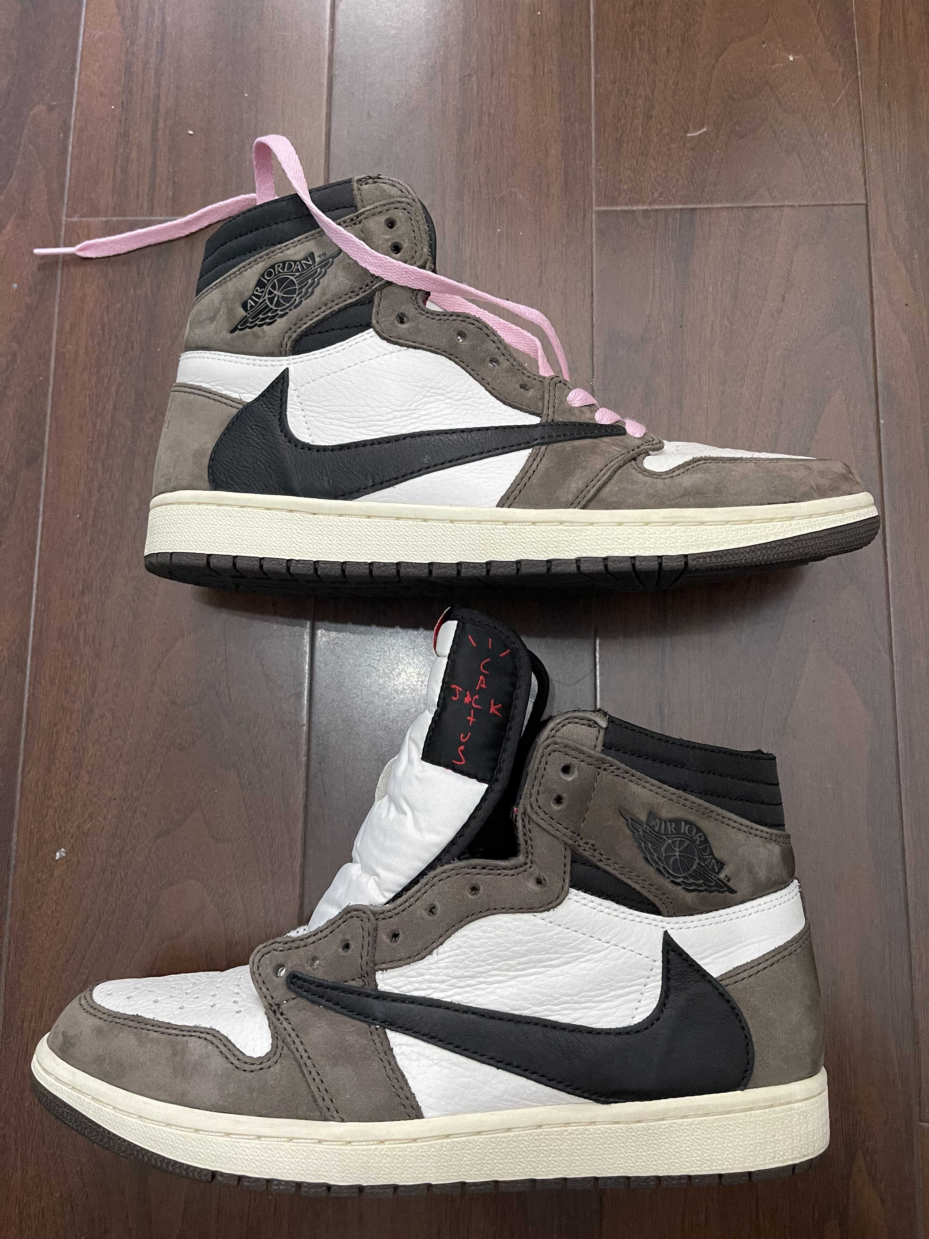 Travis Scott × Nike Air Jordan 1 Retro High OG TS SP "Sail/Dark Mocha"