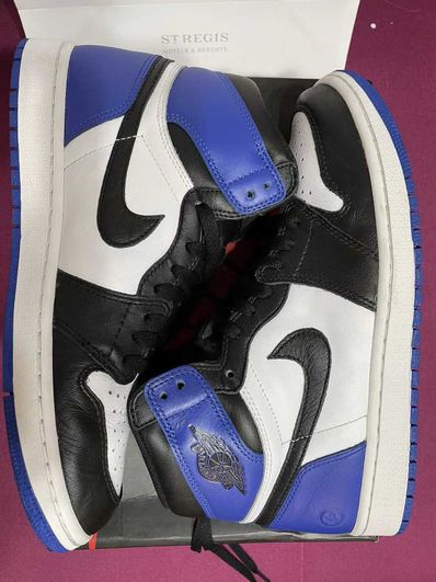fragment design × Nike Air Jordan 1 Retro High OG "Black/Sport Royal/White"