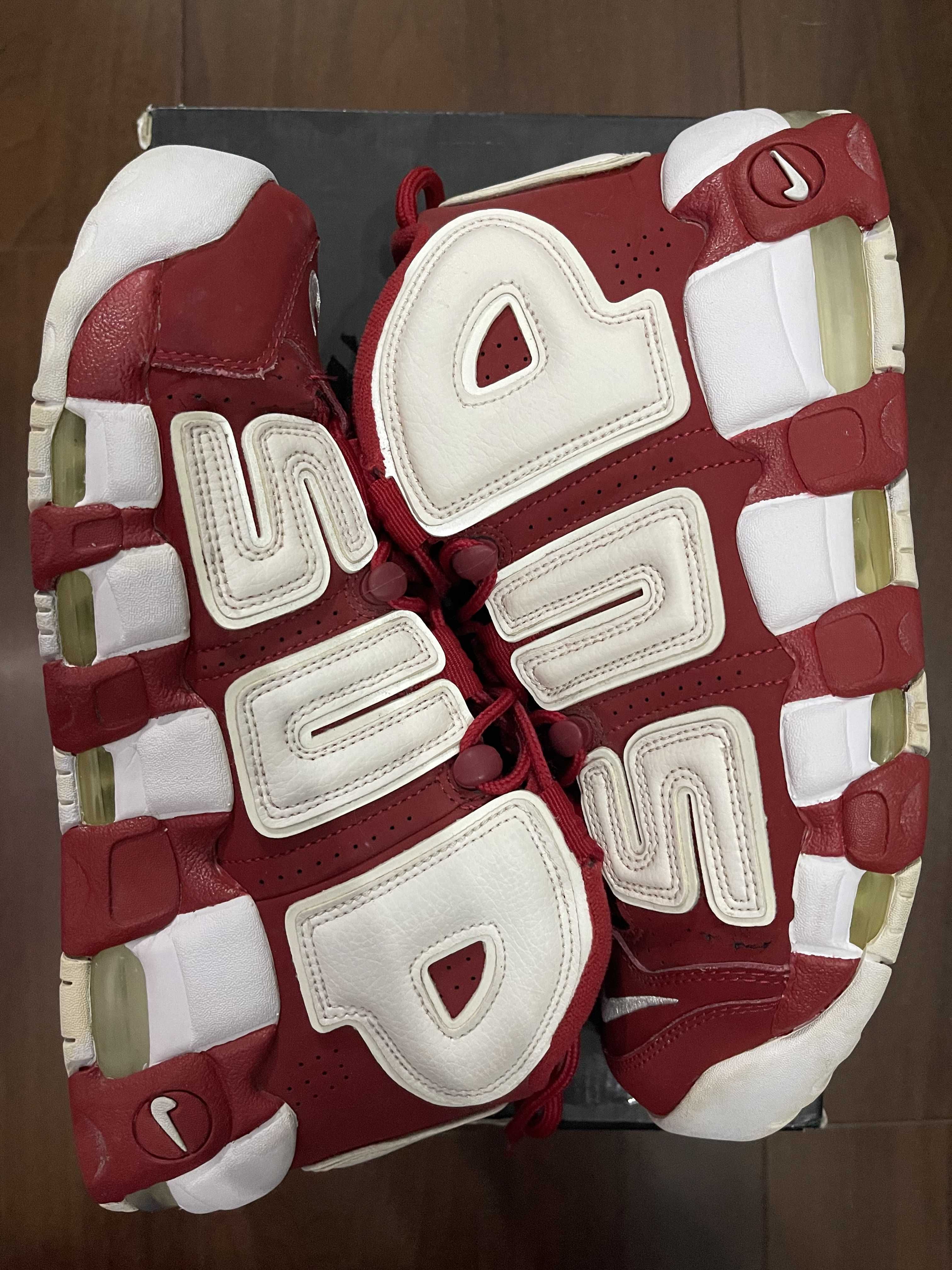Supreme × Nike Air More Uptempo "White/Red"