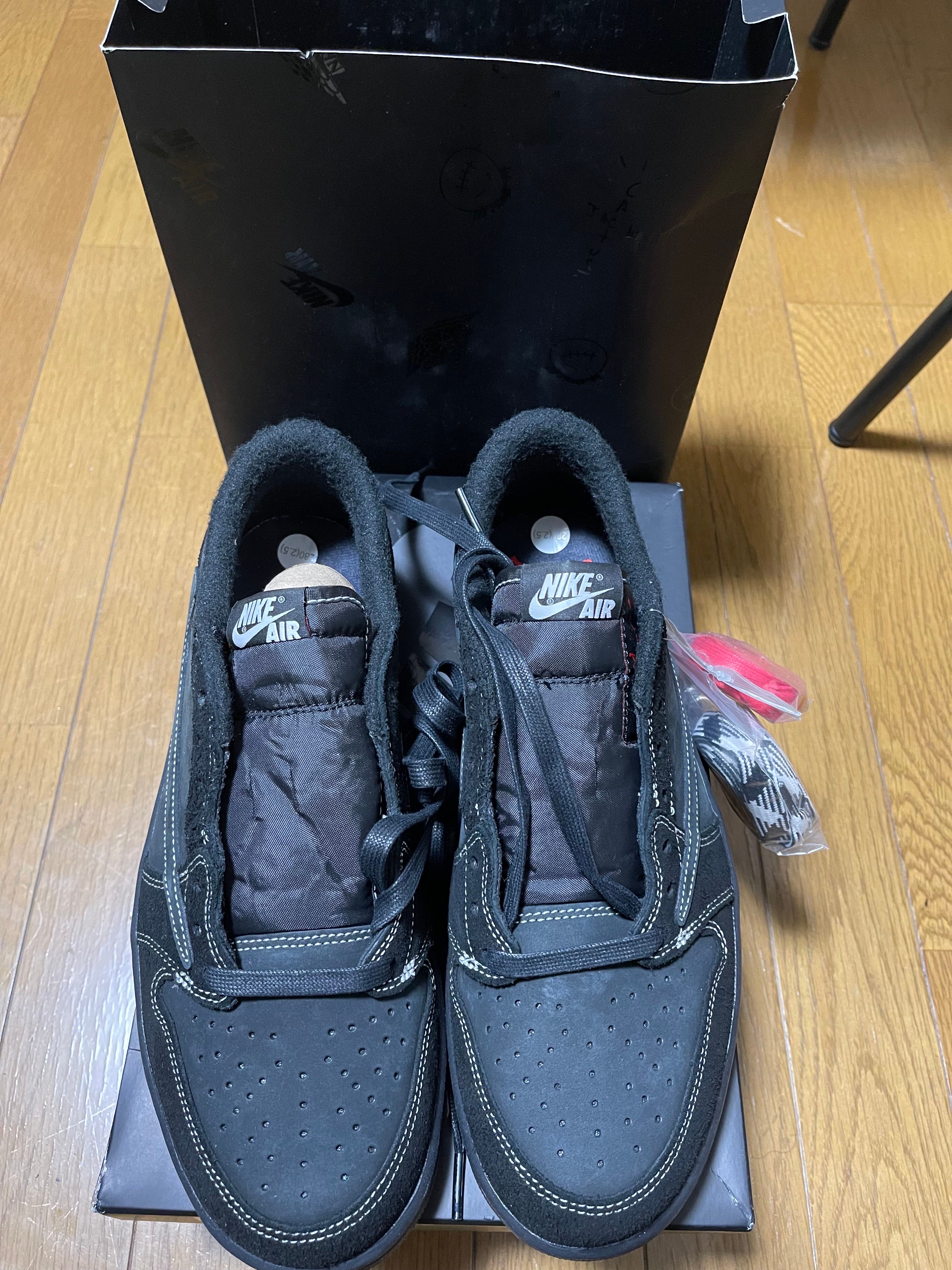 Travis Scott × Nike Air Jordan 1 Low OG SP "Black Phantom"