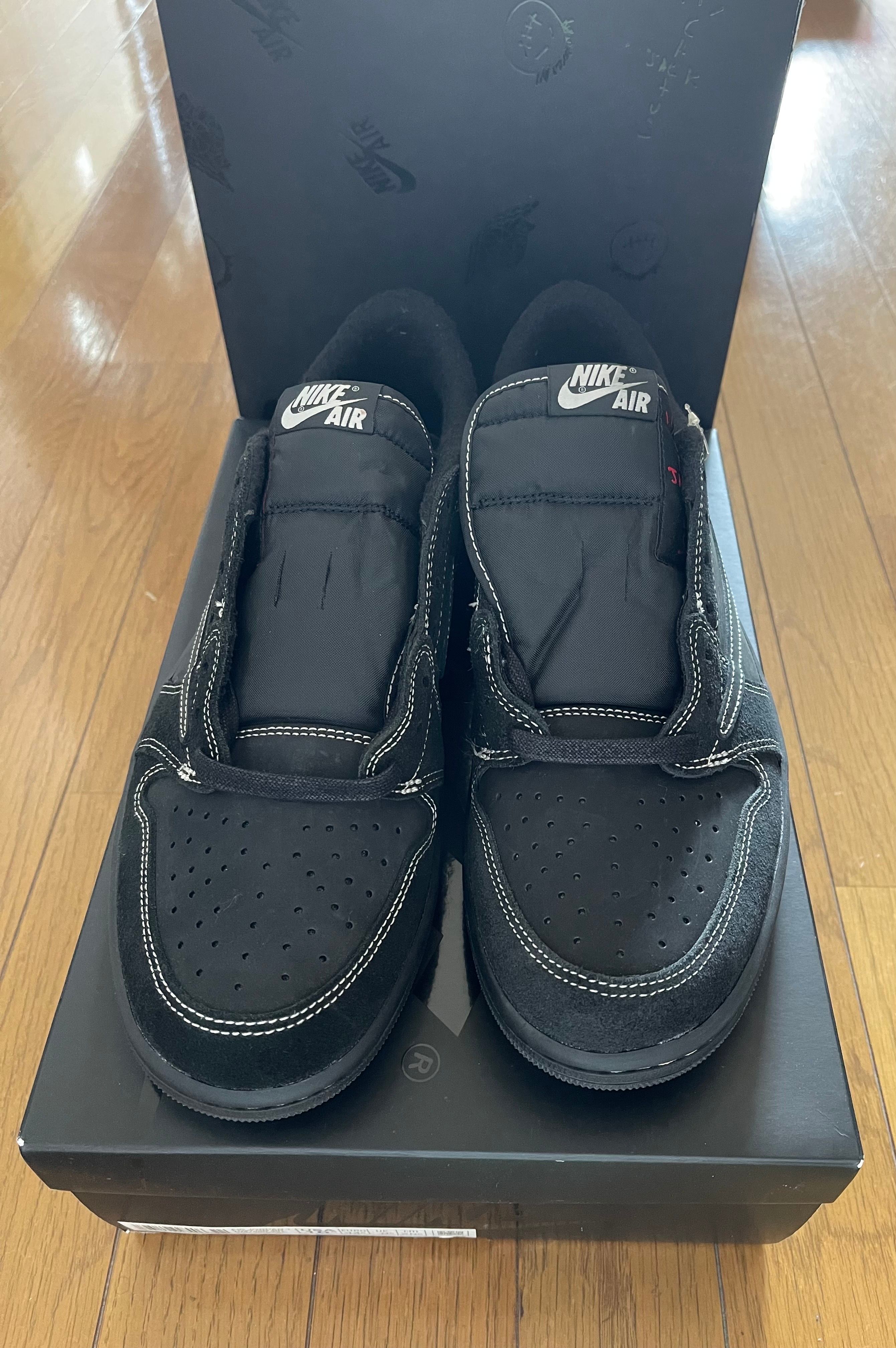 Travis Scott × Nike Air Jordan 1 Low OG SP "Black Phantom"