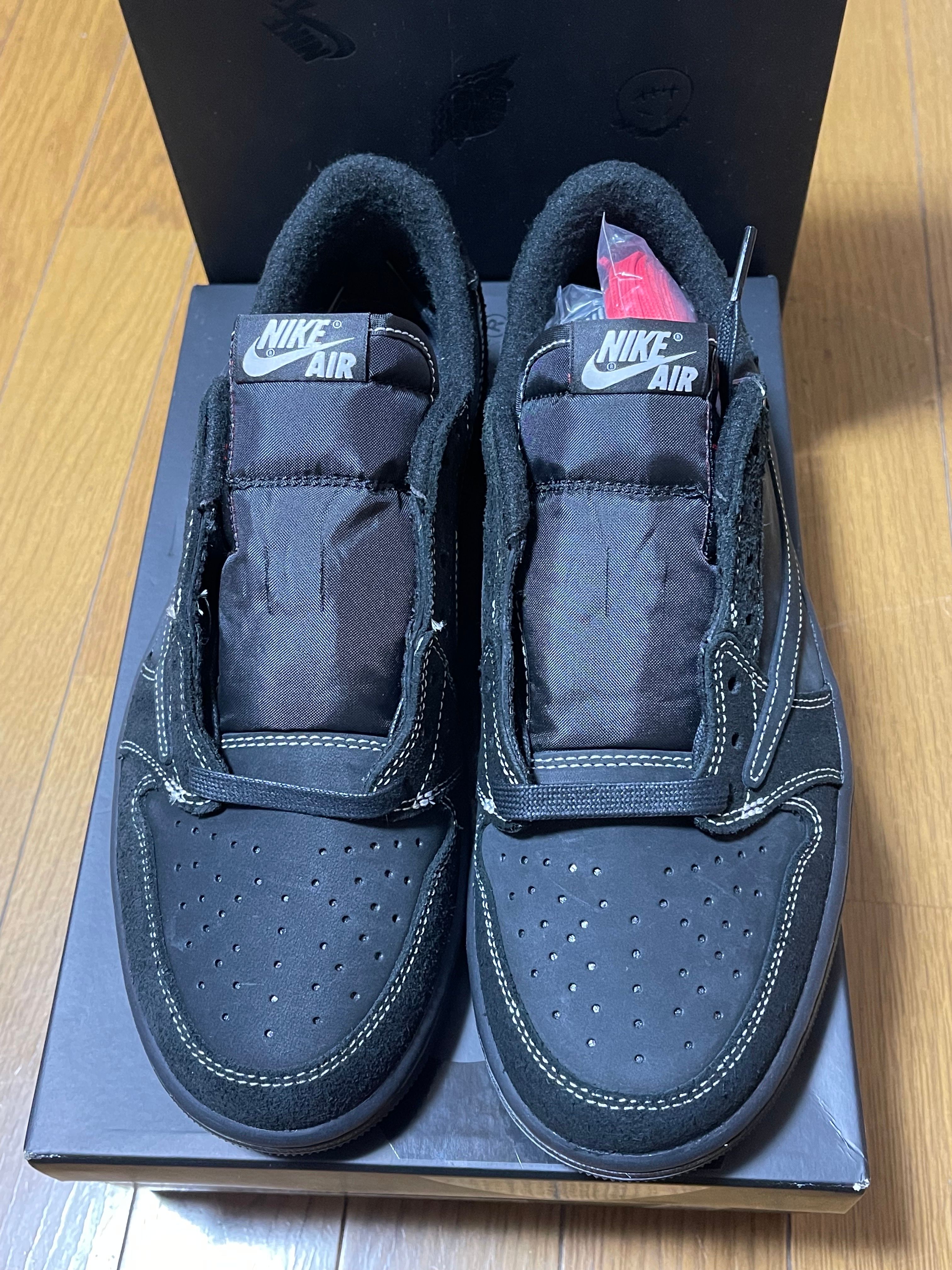 Travis Scott × Nike Air Jordan 1 Low OG SP "Black Phantom"