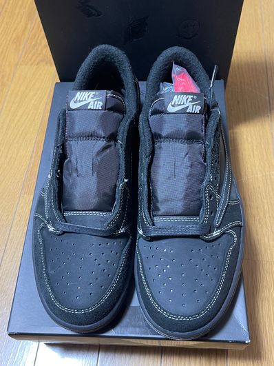 Travis Scott × Nike Air Jordan 1 Low OG SP "Black Phantom"