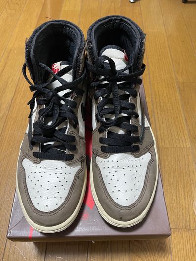 Travis Scott × Nike Air Jordan 1 Retro High OG TS SP "Sail/Dark Mocha"