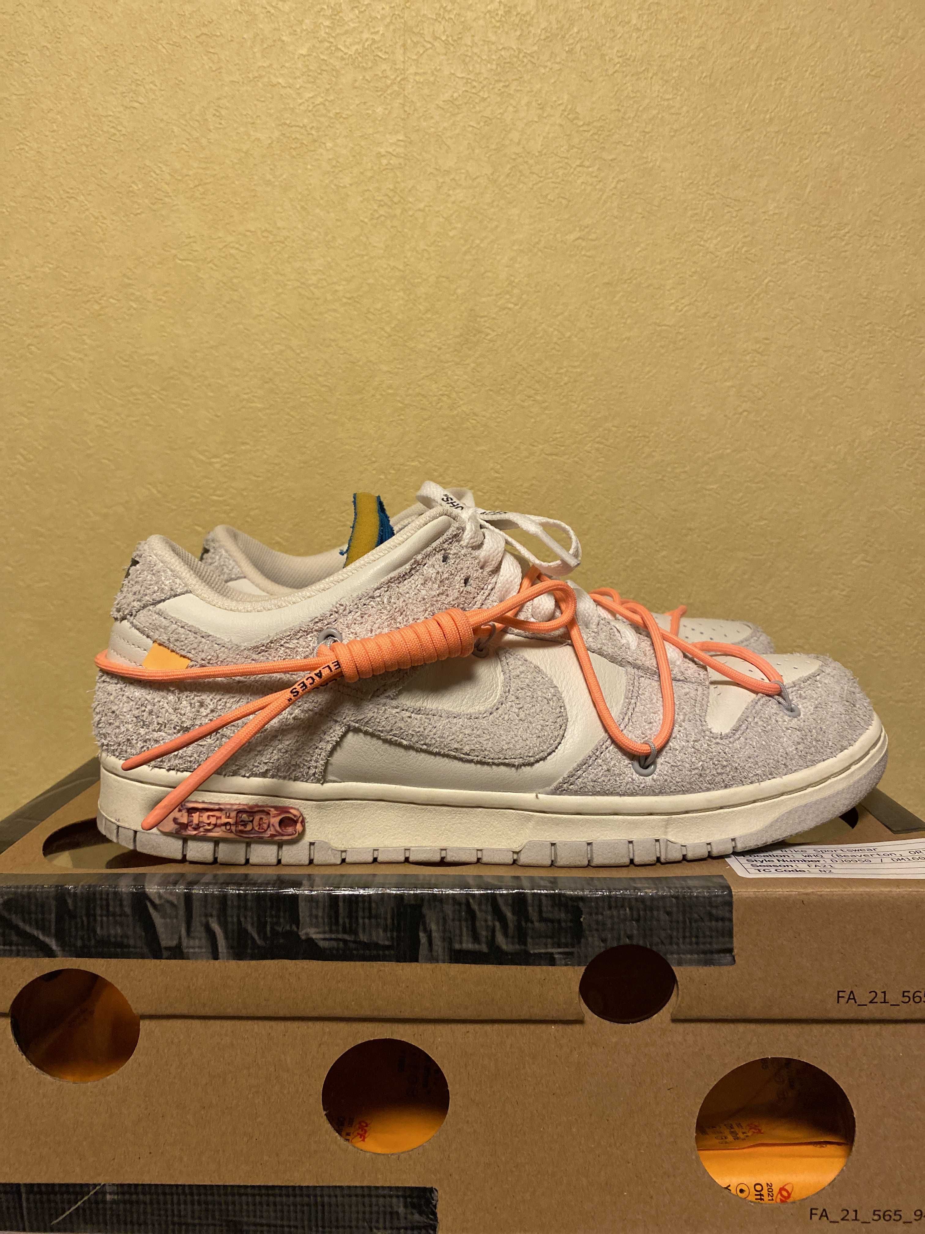Off-White × Nike Dunk Low 1 of 50 "Lot.19"