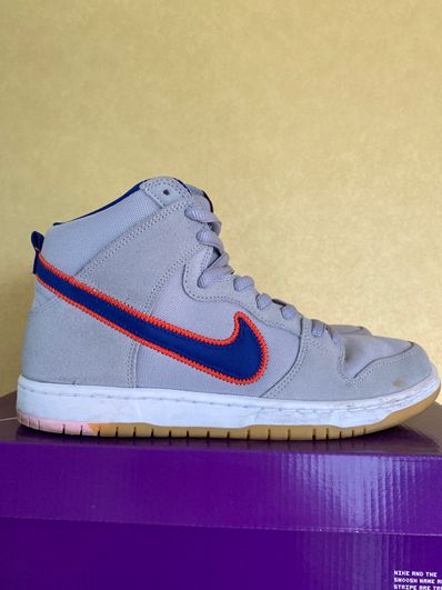 Nike SB Dunk High "Rush Blue and Team Orange/New York Mets"