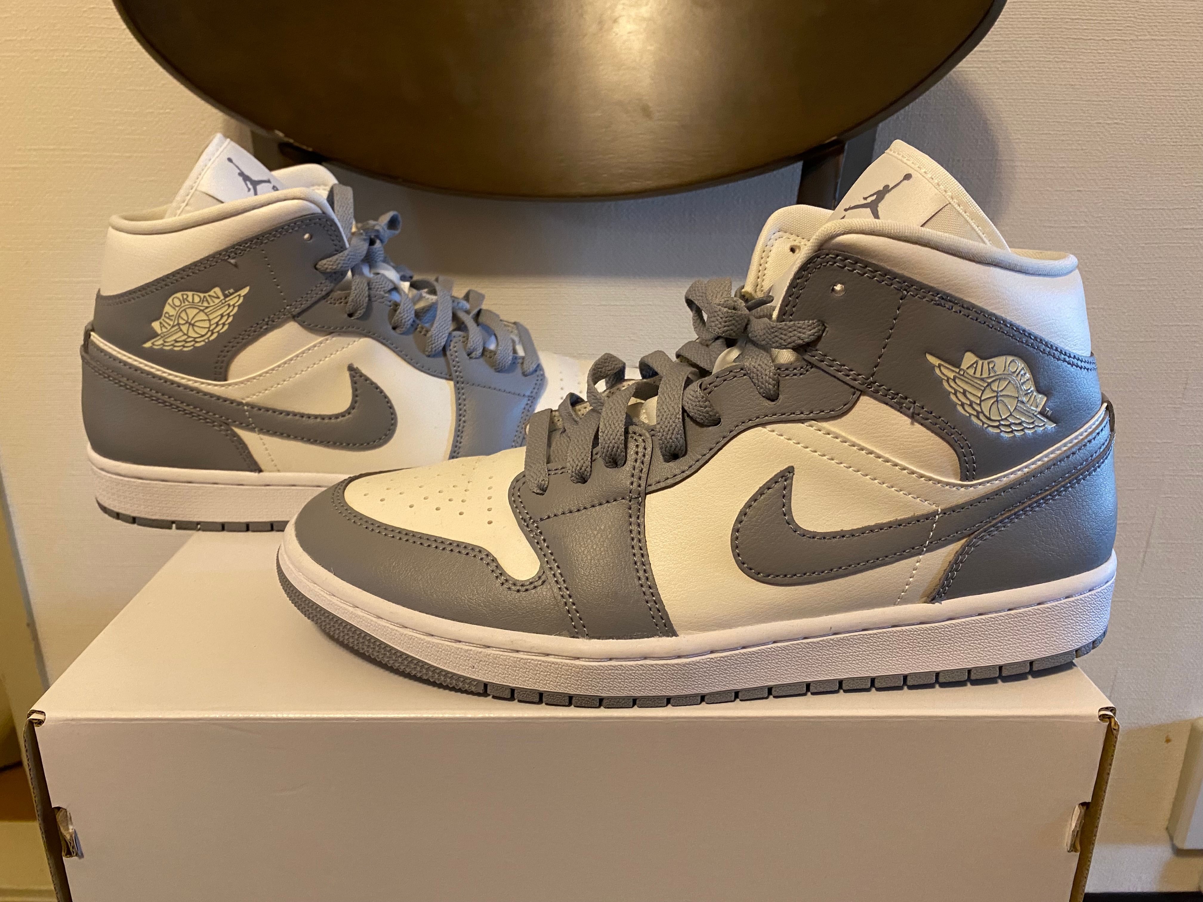 Nike Women's Air Jordan 1 Mid "Grey/Sail"
