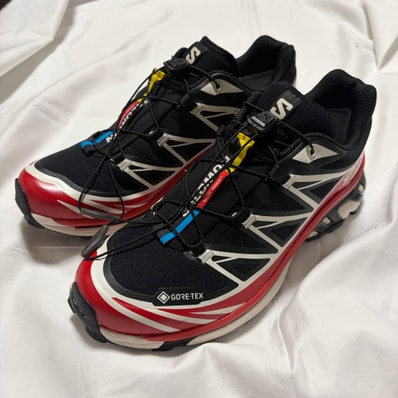 Salomon XT-6 GORE-TEX "Black/Flame Scarlet/Vanilla Ice"