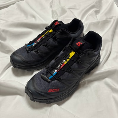JJJJound × Salomon XT-6 "Ebony/Black/Fiery Red"