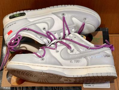 Off-White × Nike Dunk Low "Sail/Neutral Gray"