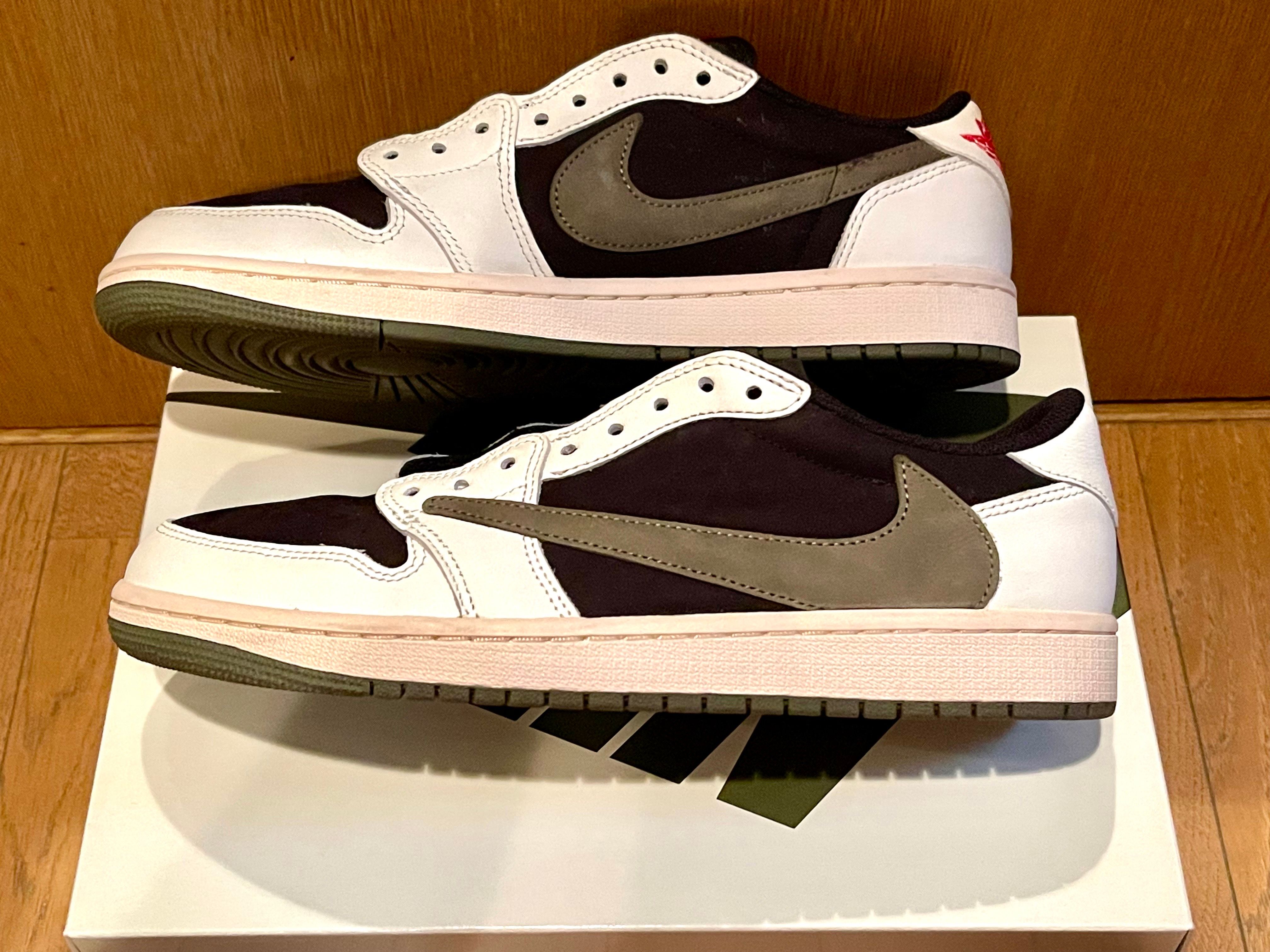 Travis Scott × Nike Women's Air Jordan 1 Low OG "Medium Olive"