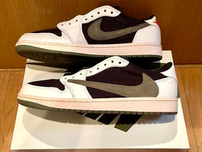 Travis Scott × Nike Women's Air Jordan 1 Low OG "Medium Olive"