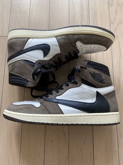Travis Scott × Nike Air Jordan 1 Retro High OG TS SP "Sail/Dark Mocha"