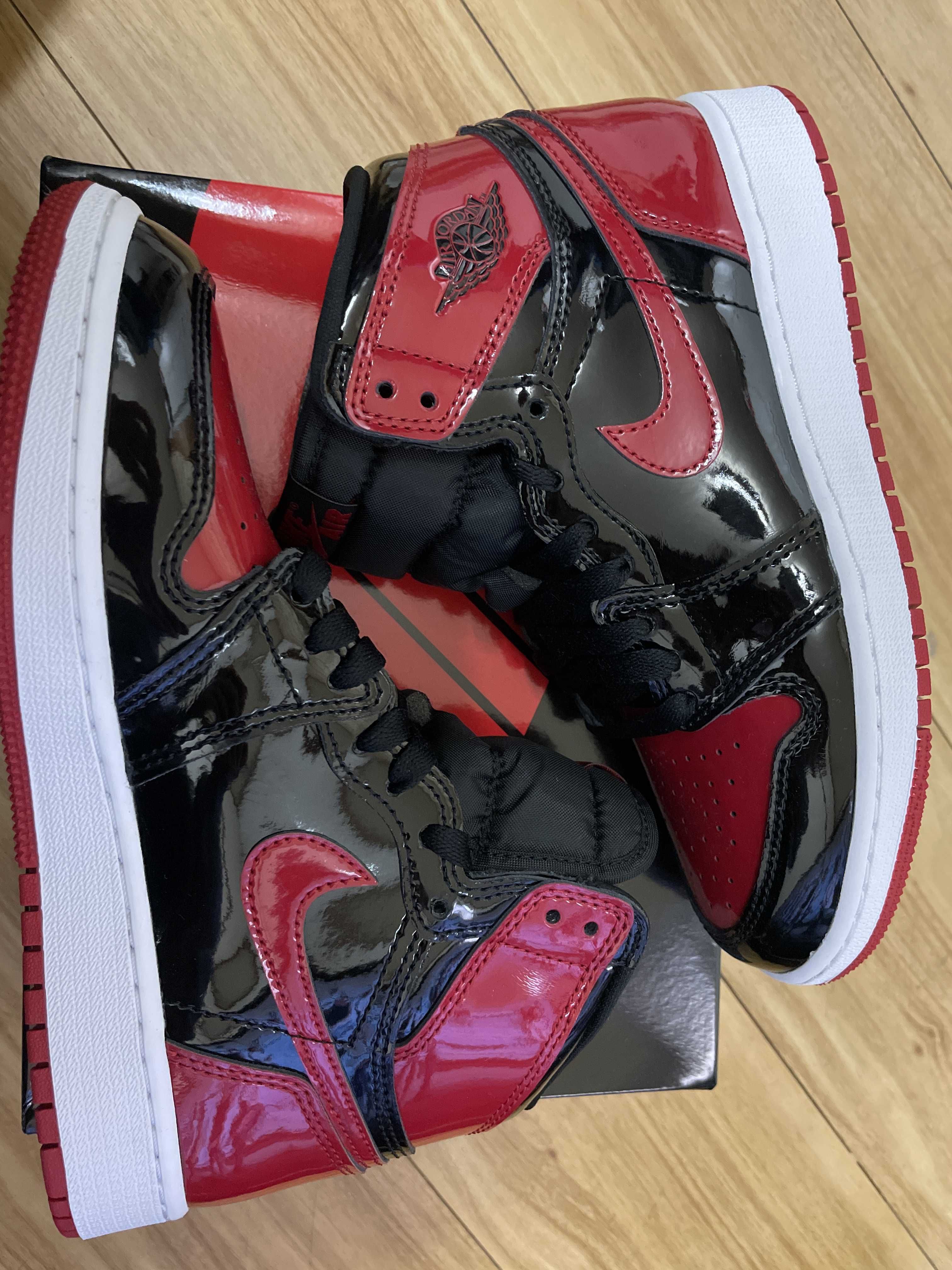 Nike GS Air Jordan 1 High OG "Patent Bred"