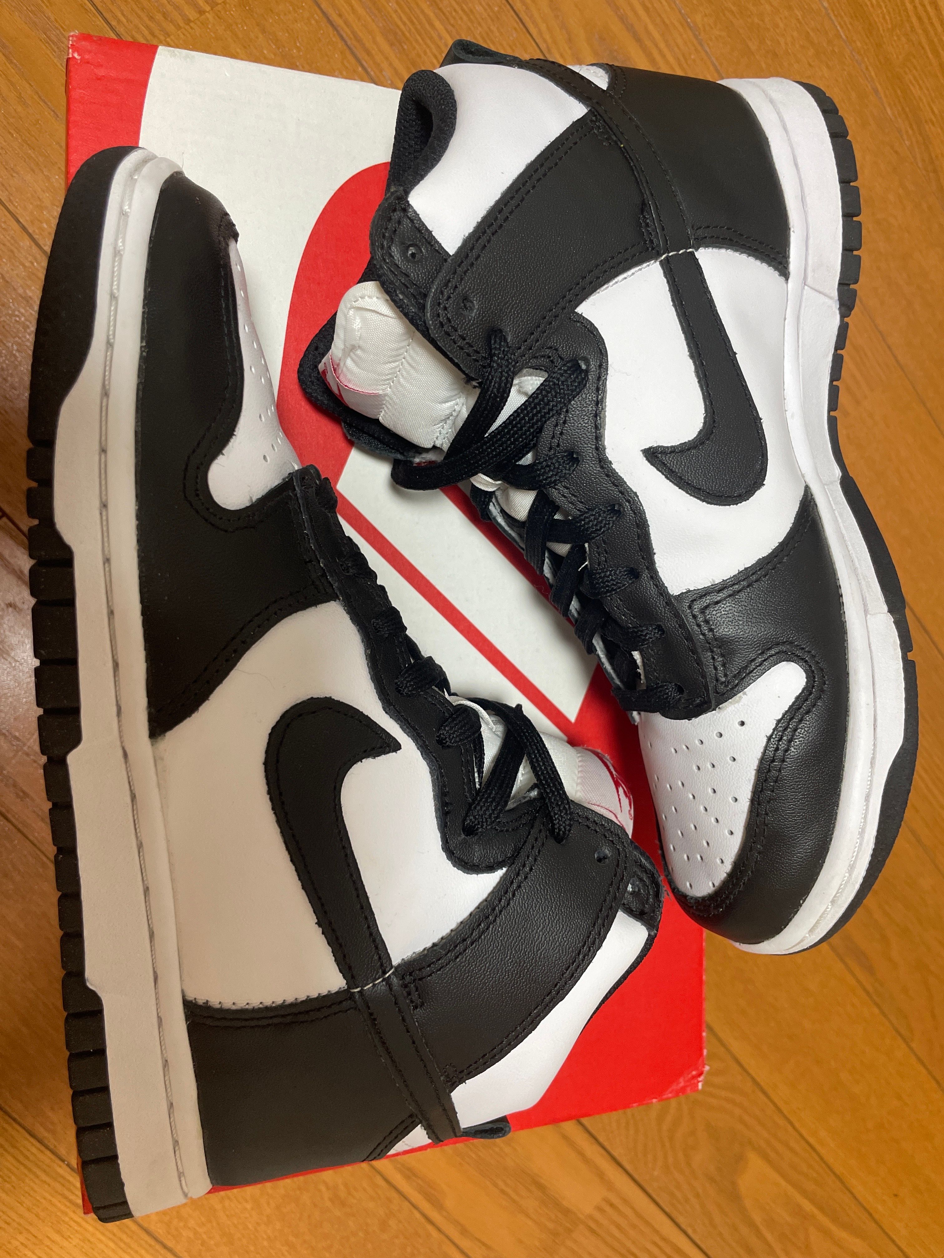 Nike Women's Dunk High "Black and White"