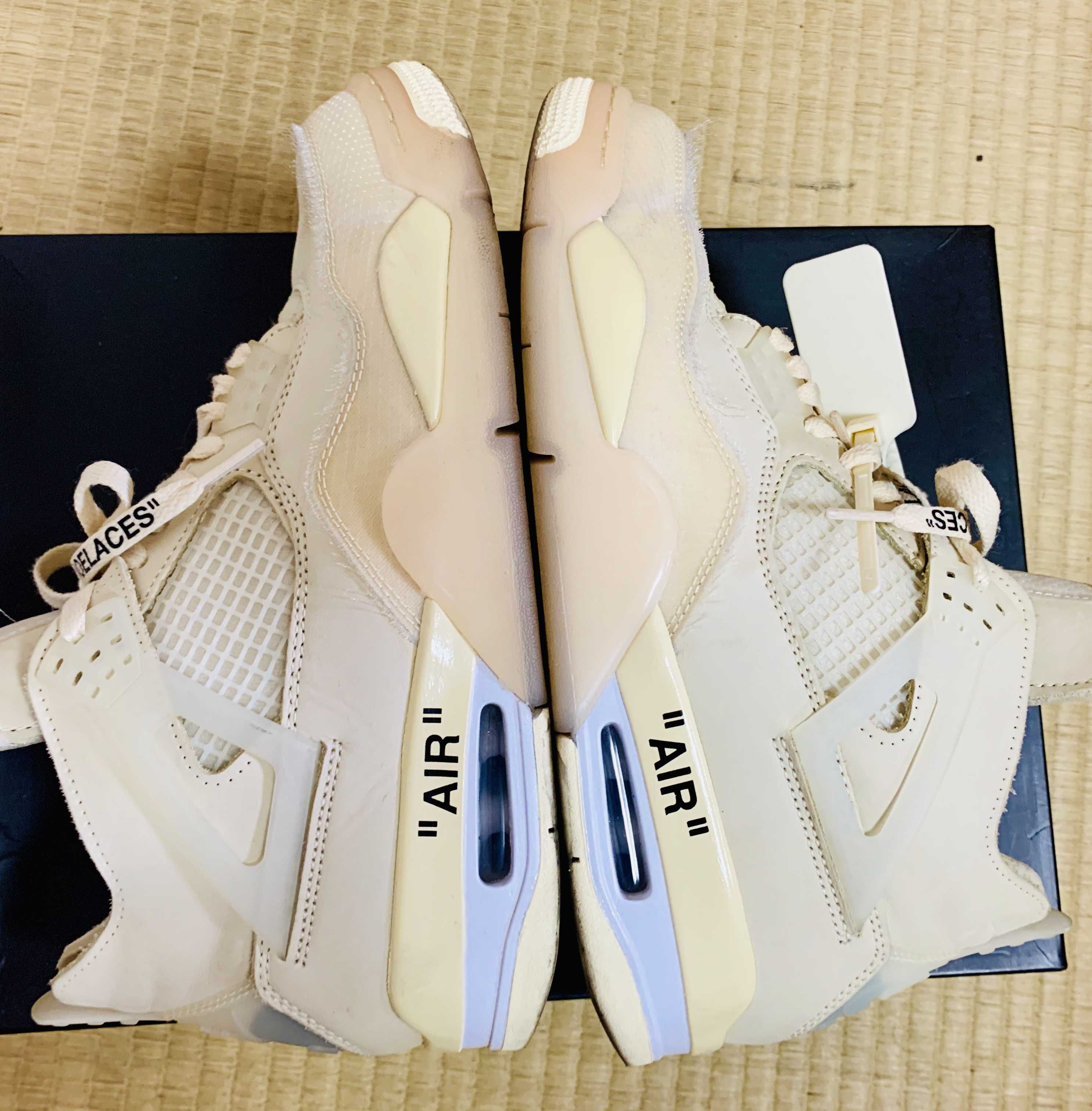 Off-White × Nike Women's Air Jordan 4 SP "Sail"