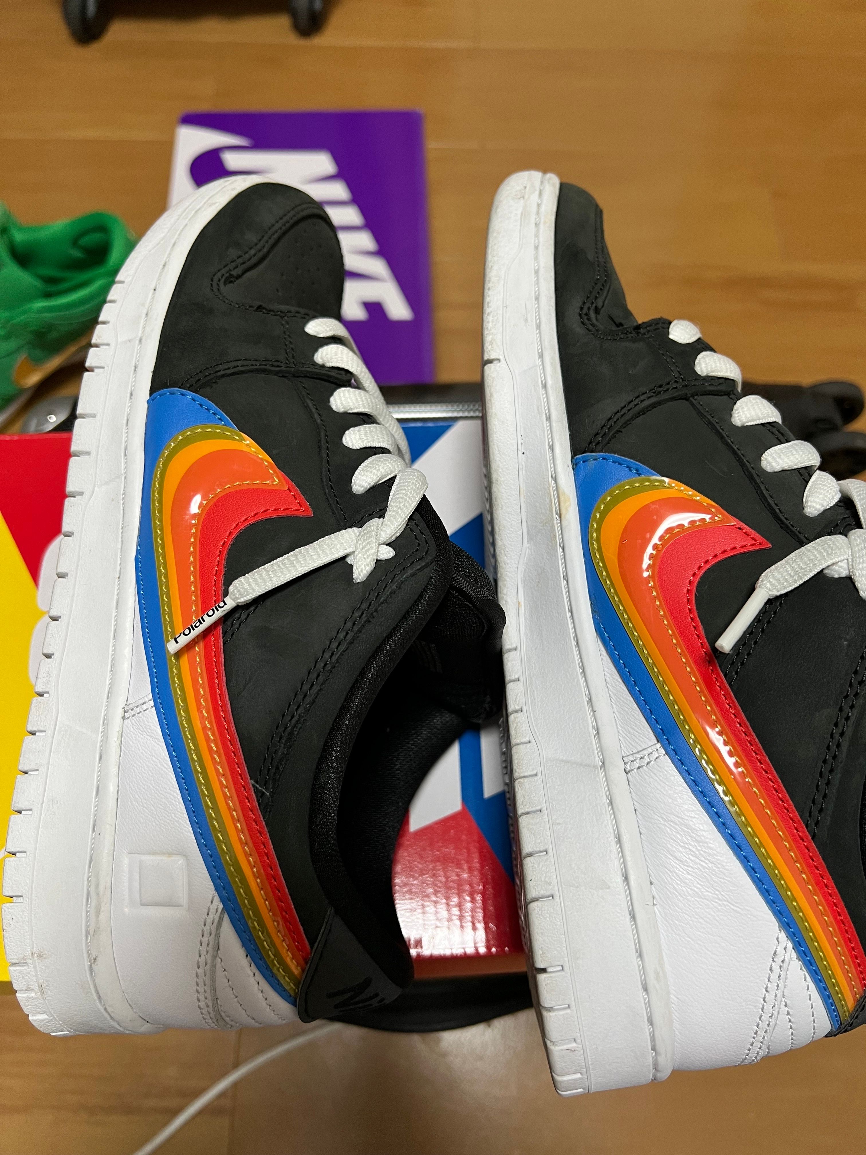 Polaroid × Nike SB Dunk Low Pro QS "Black/White"