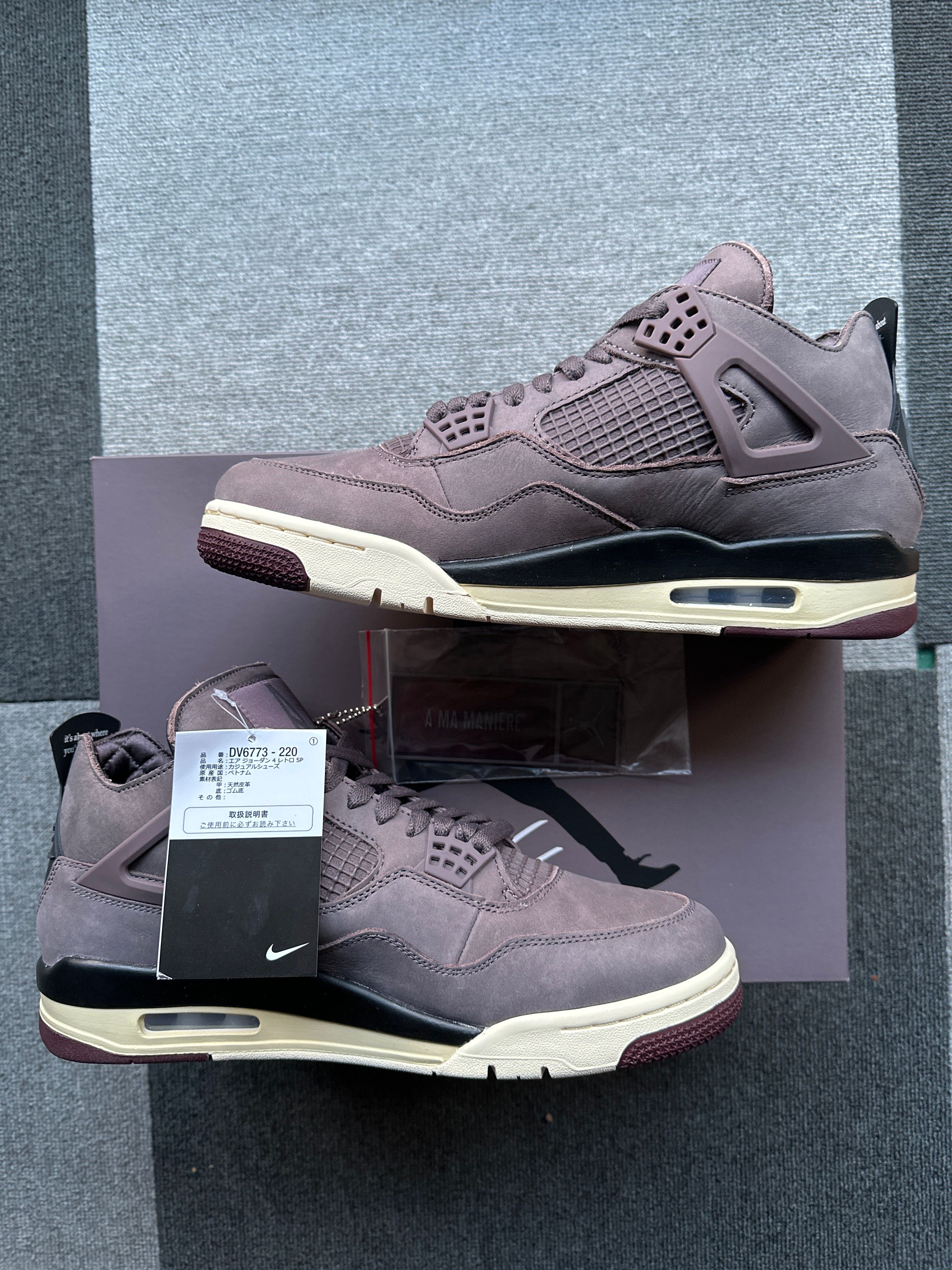 A Ma Maniere × Nike Air Jordan 4 "Violet Ore"