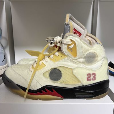 Off-White × Nike Air Jordan 5 "Sail"