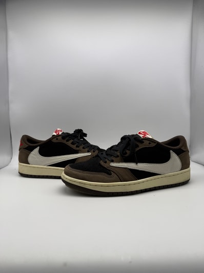 Travis Scott × Nike Air Jordan 1 Low OG SP-T "Black/Dark Mocha"