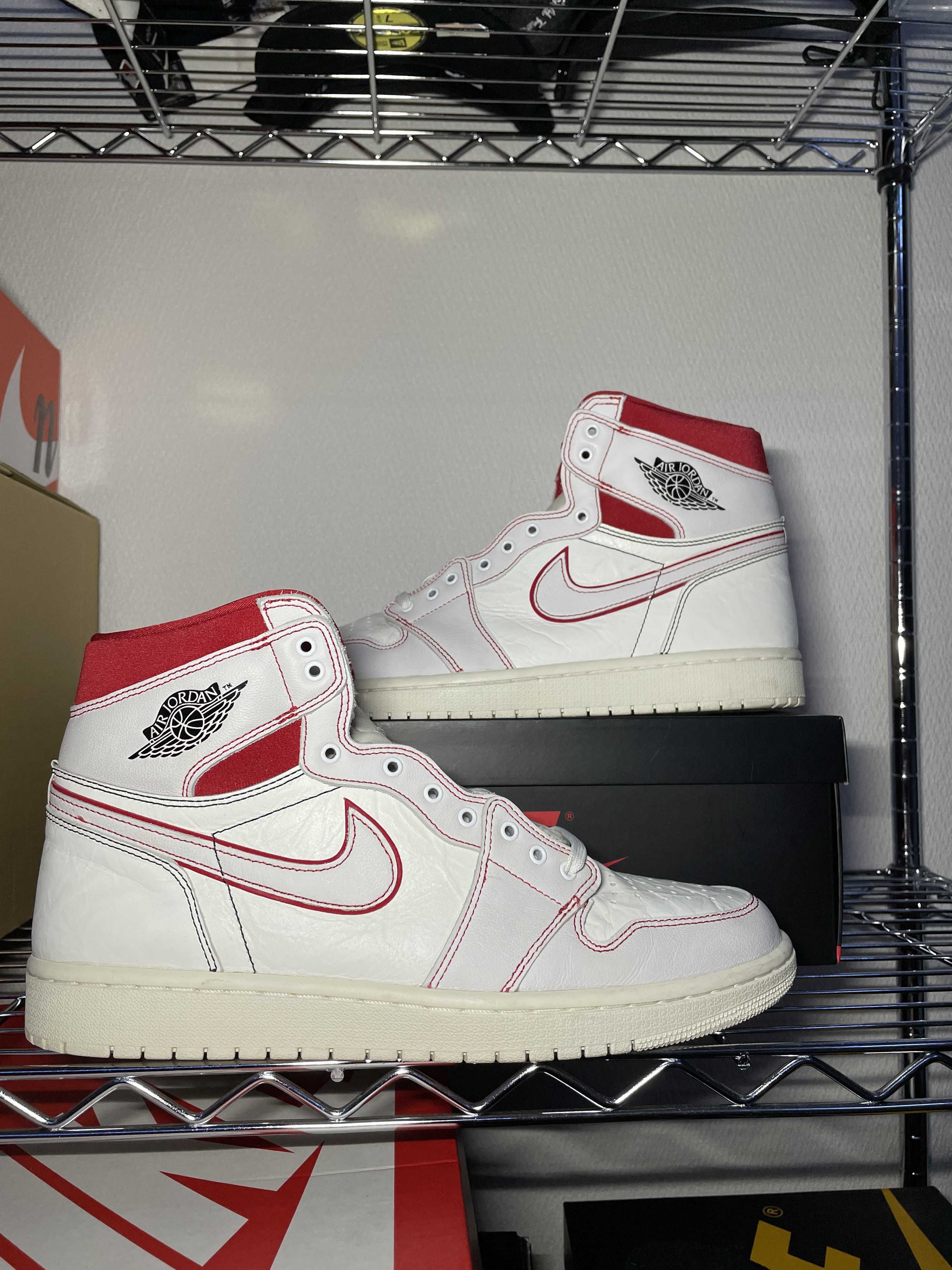 Nike Air Jordan 1 Retro High OG "Sail/University Red"     