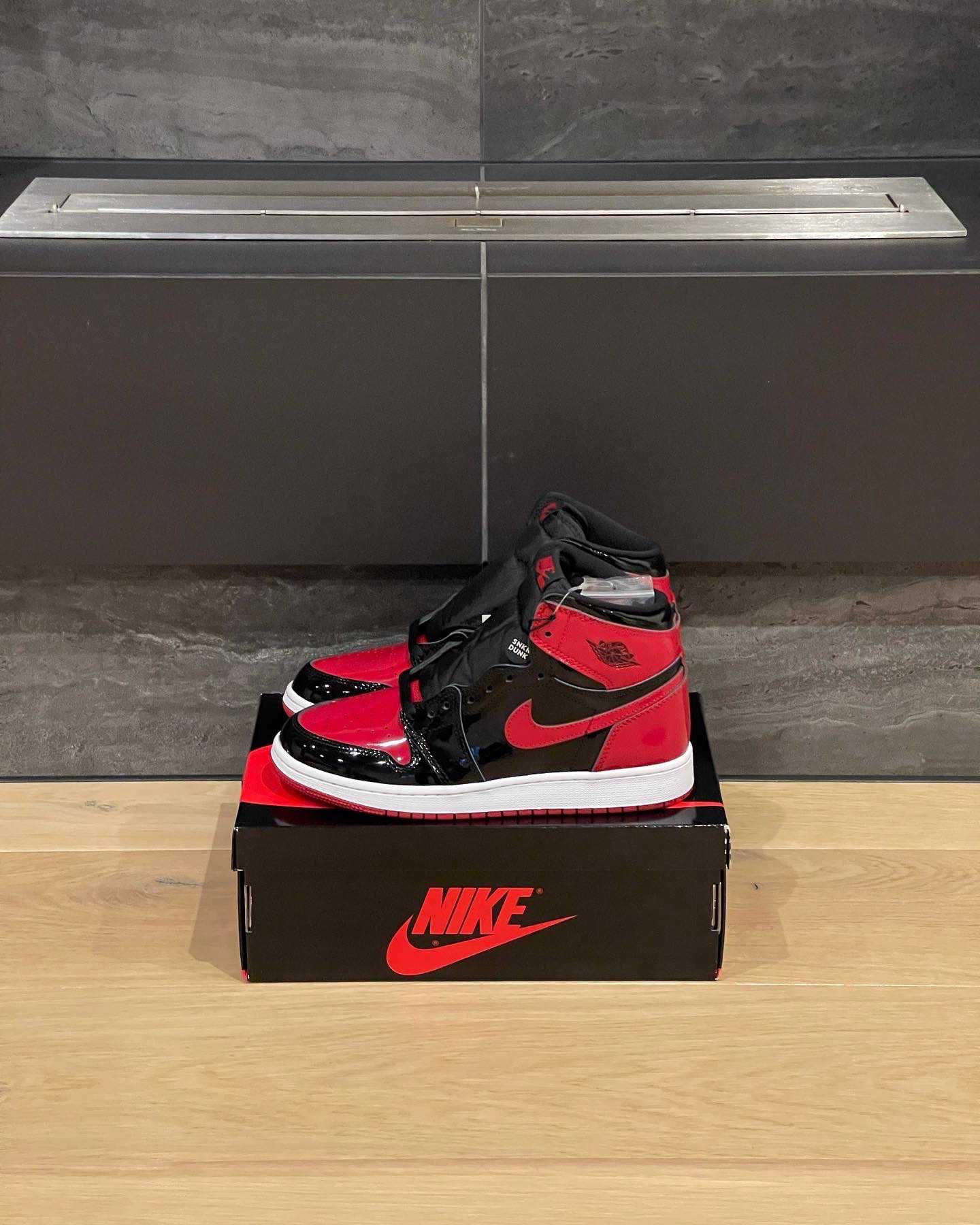 Nike GS Air Jordan 1 High OG "Patent Bred"